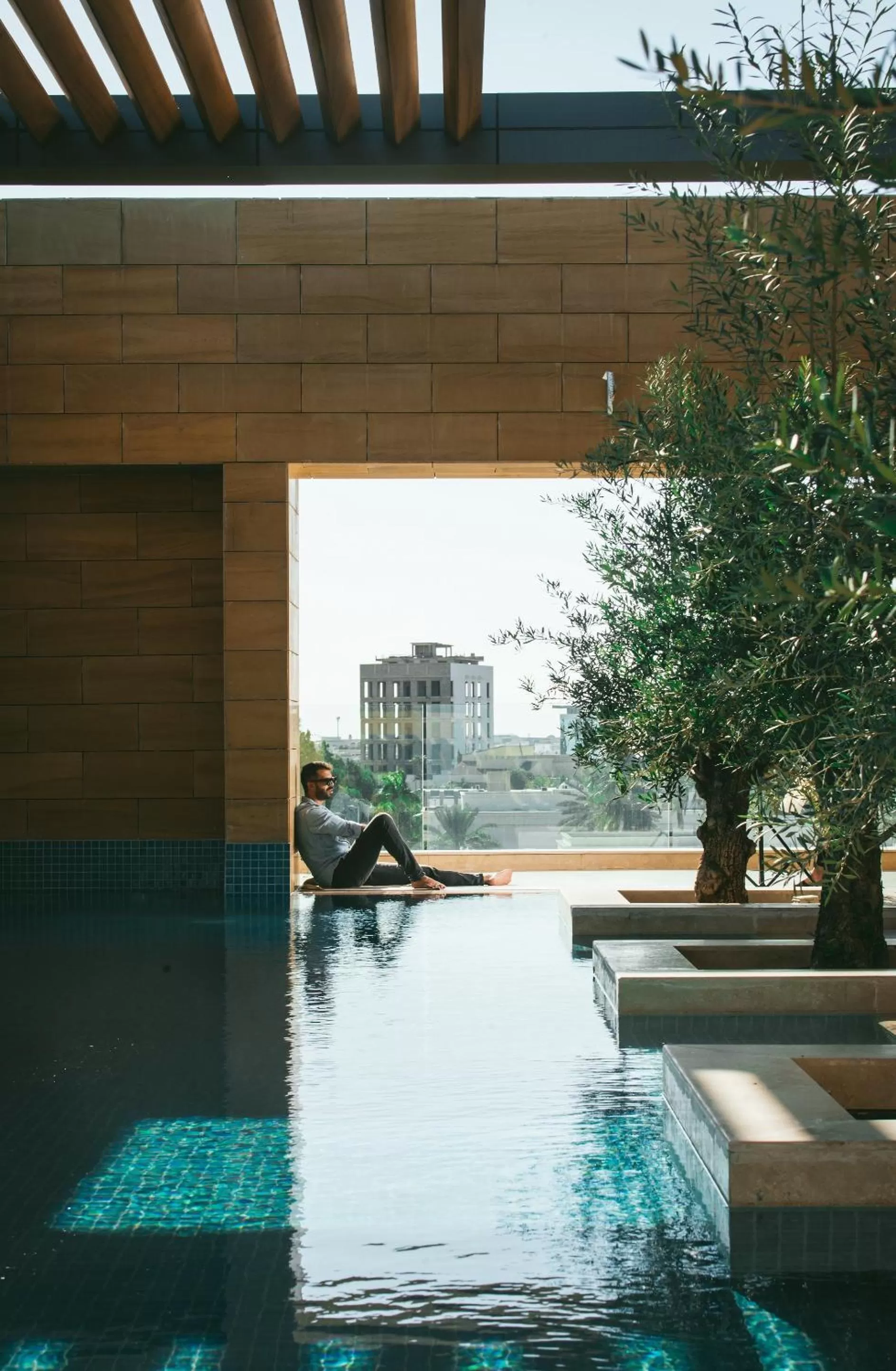 Swimming pool in SHIRVAN Hotel City Yard Jeddah