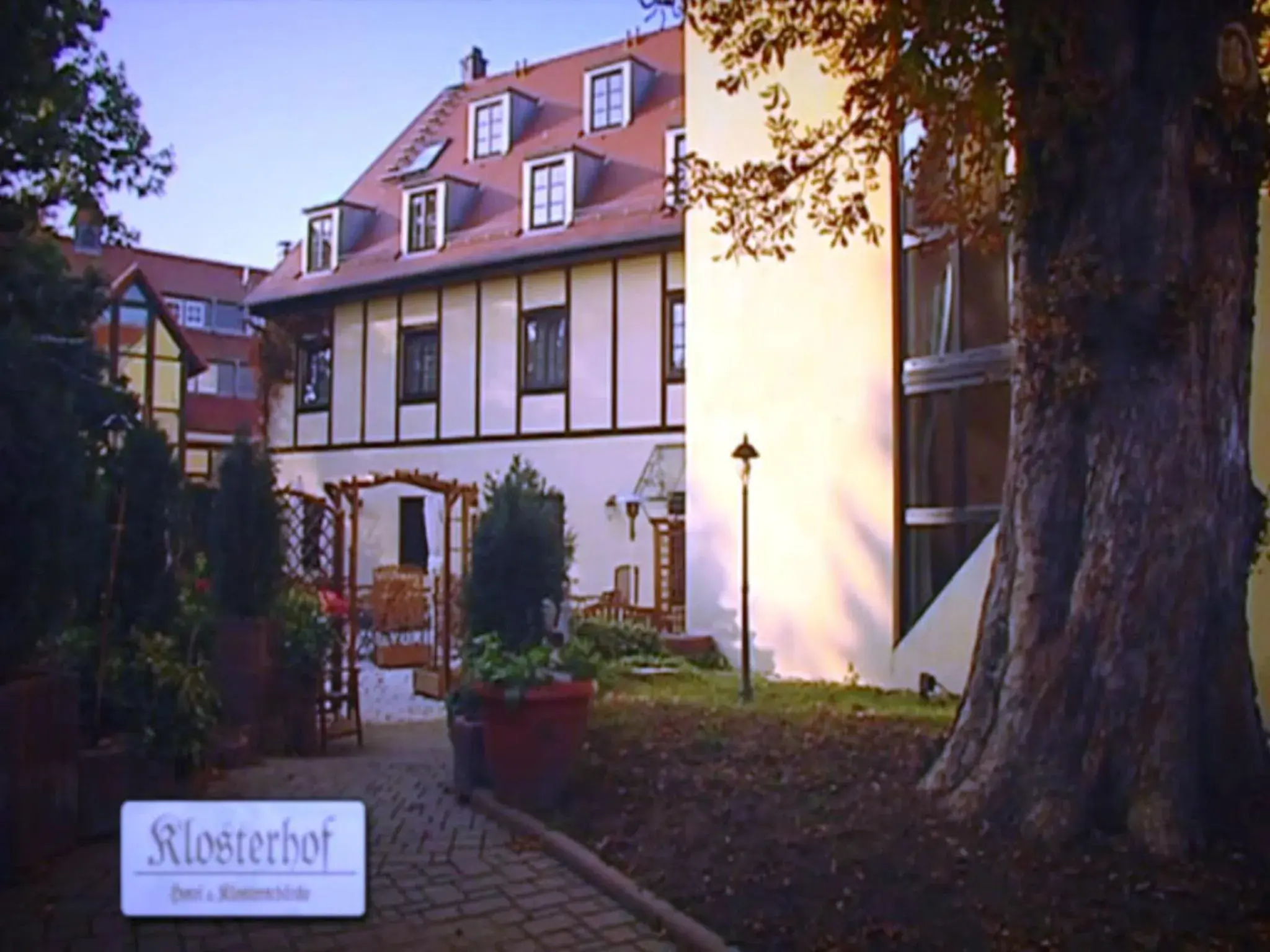 Text overlay, Property Building in Hotel & Restaurant Klosterhof