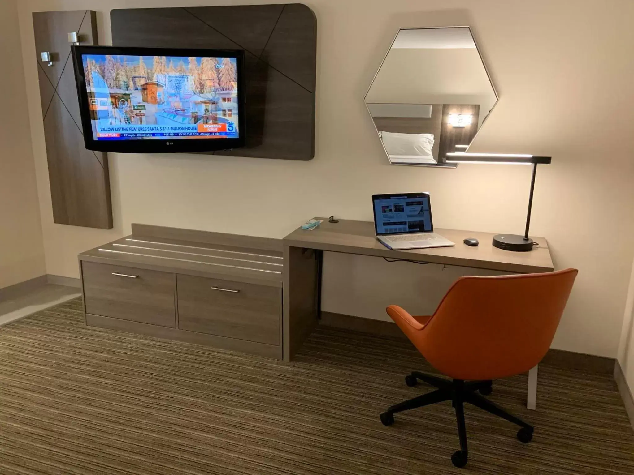 Photo of the whole room, TV/Entertainment Center in Holiday Inn Express Hotel & Suites Hermosa Beach, an IHG Hotel