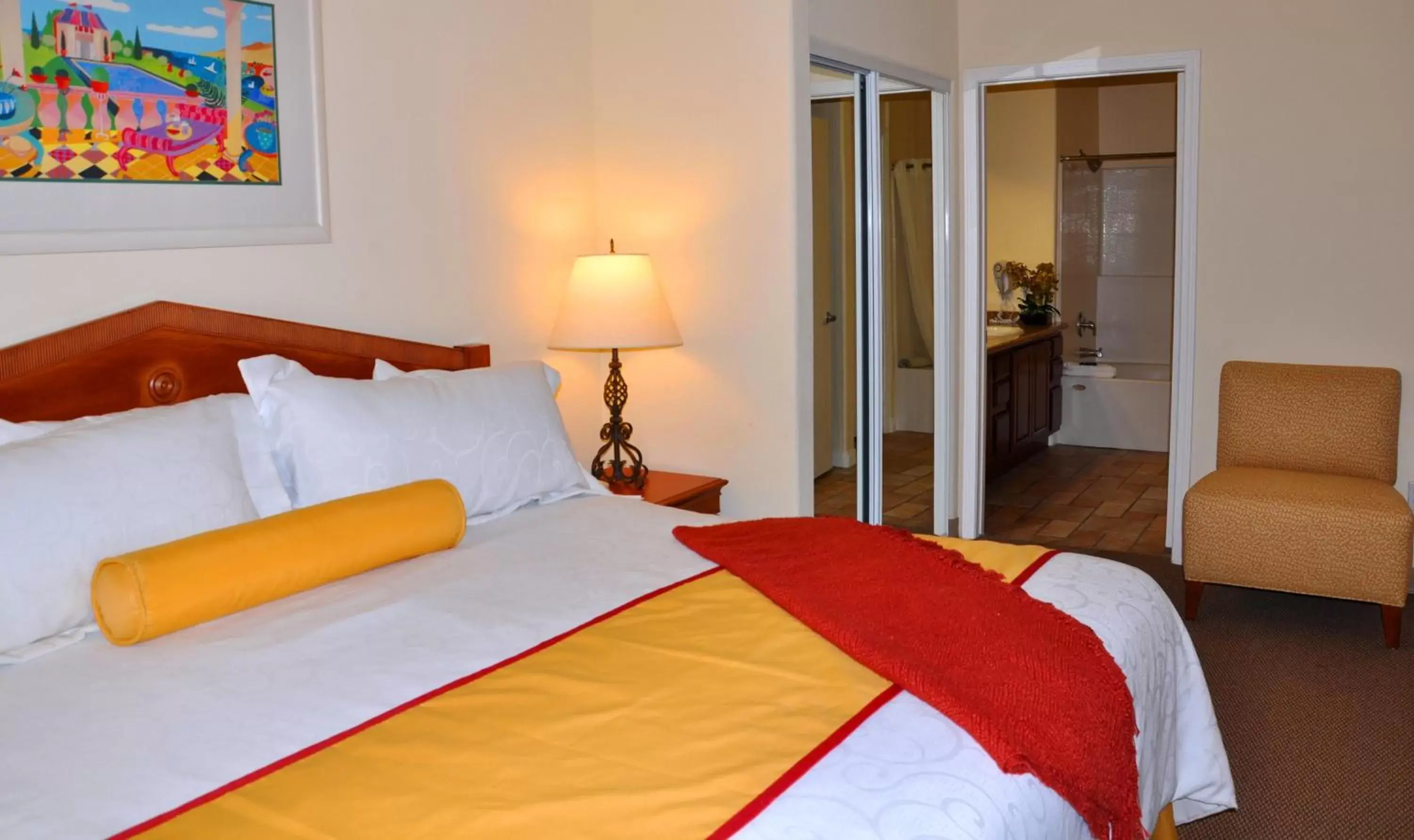 Bed in Club de Soleil All-Suite Resort