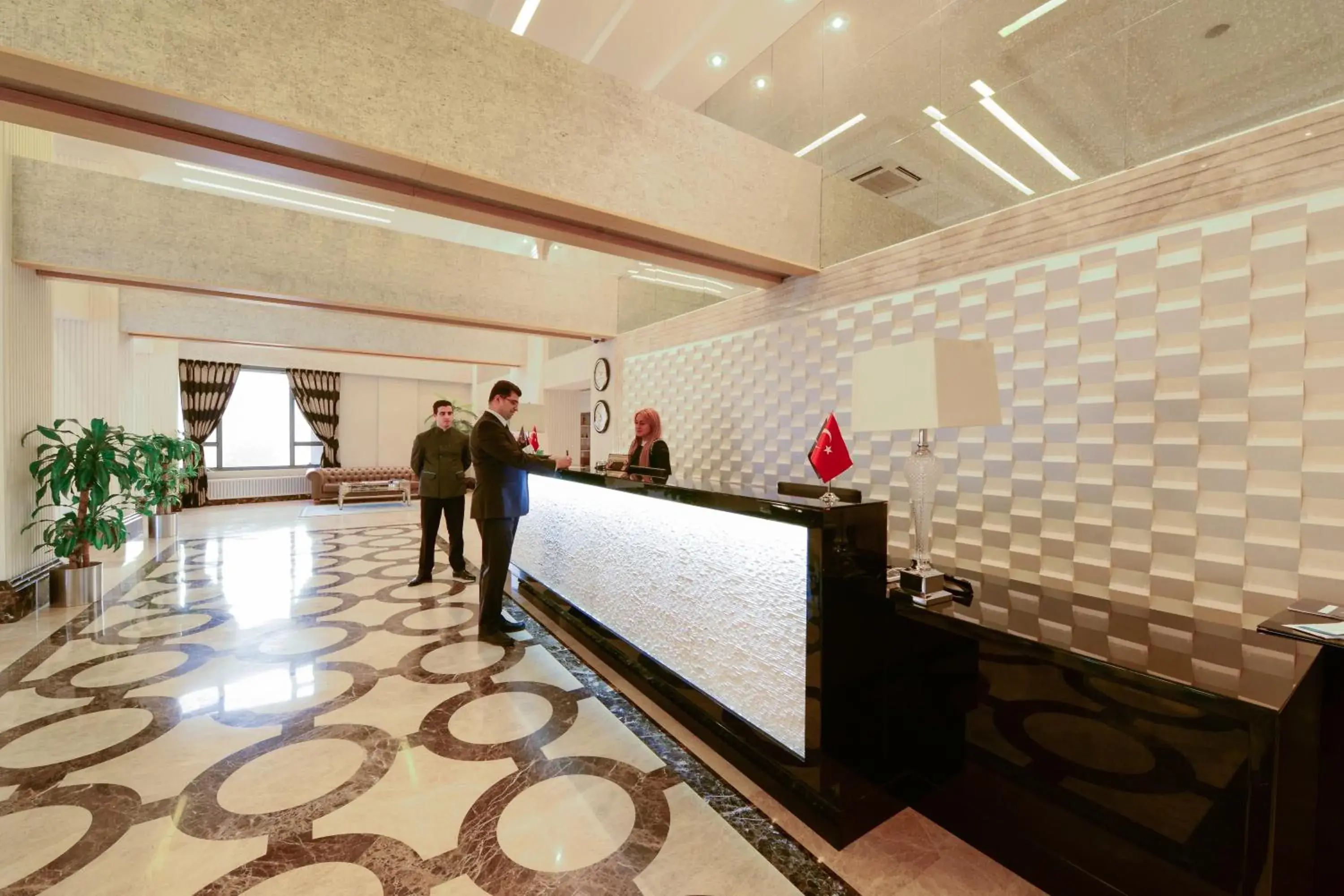 Lobby or reception, Staff in The Berussa Hotel