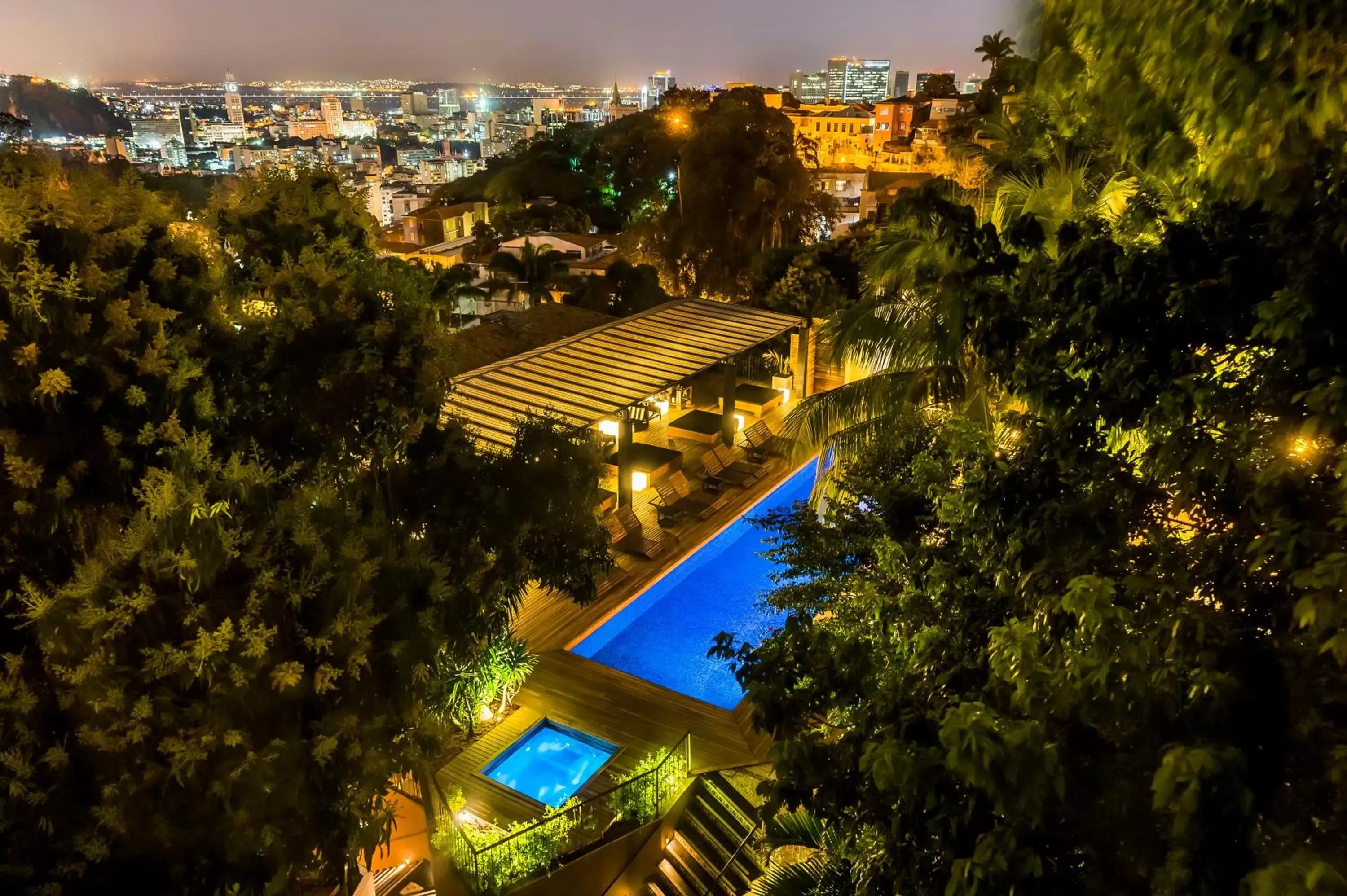 Night, Bird's-eye View in Santa Teresa Hotel RJ - MGallery