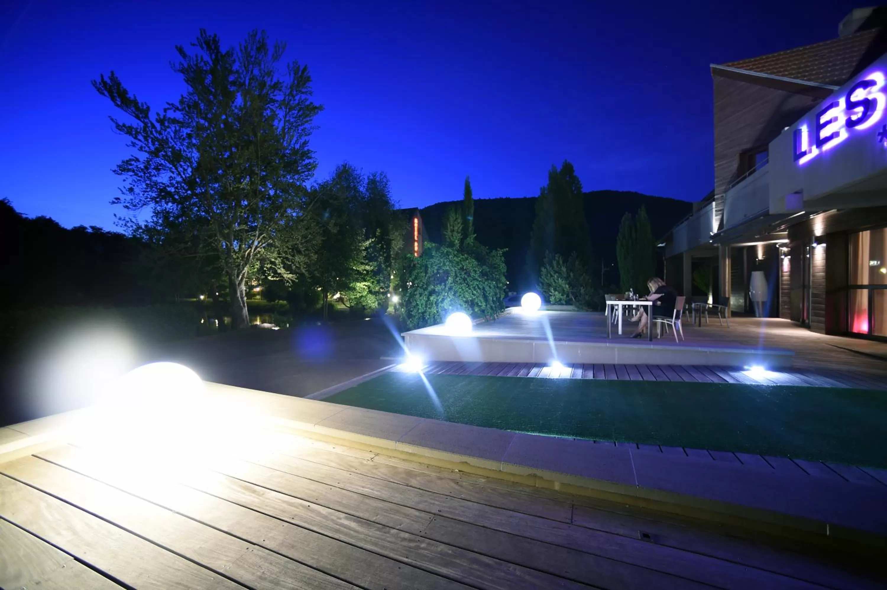 Balcony/Terrace in Hôtel Les Rives