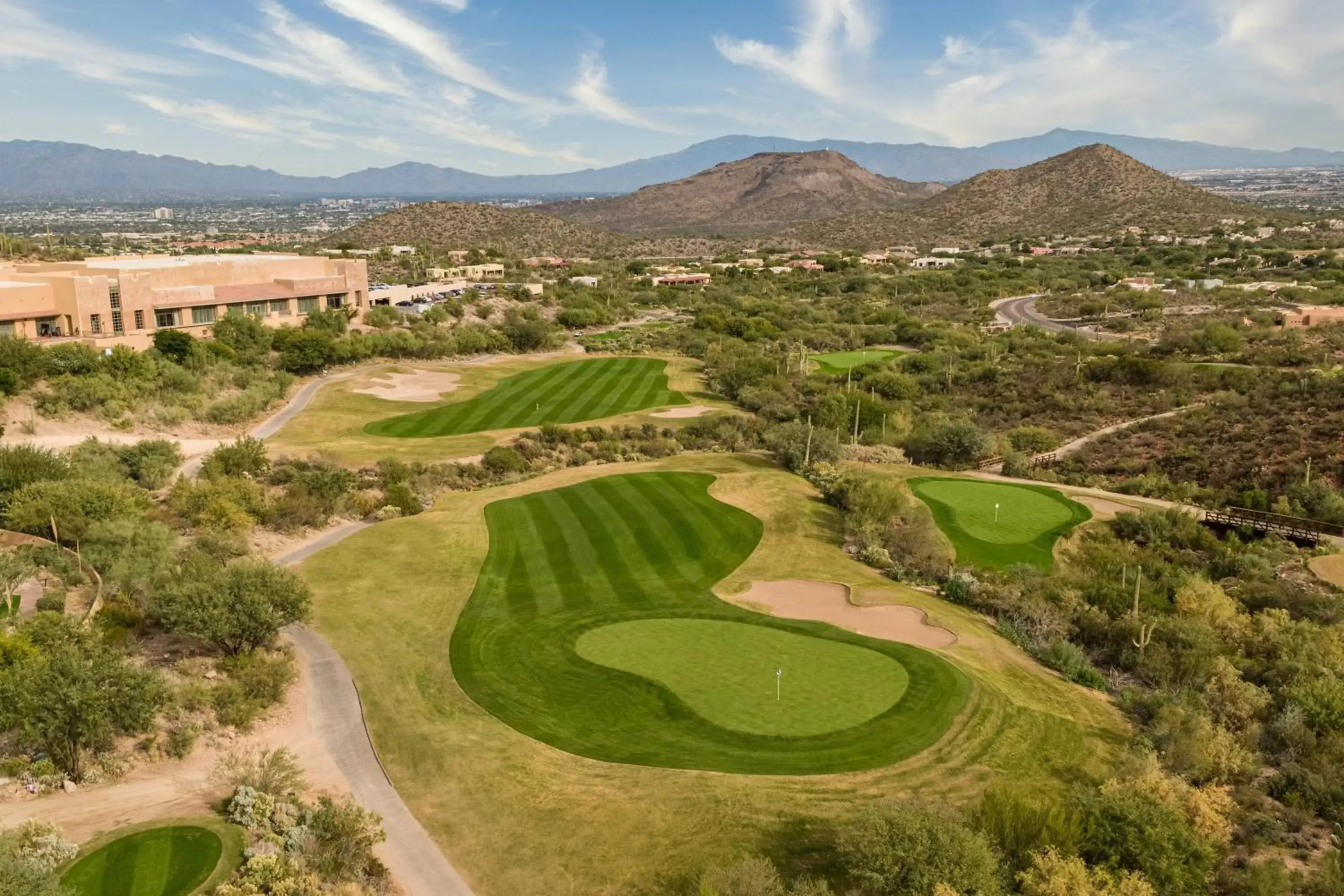 Golfcourse, Bird's-eye View in JW Marriott Tucson Starr Pass Resort