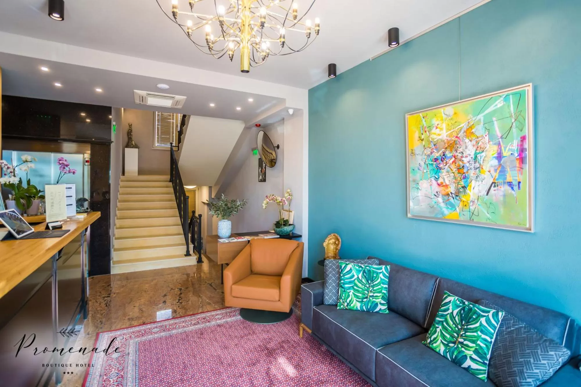 Lobby or reception in Hotel Residence Promenade