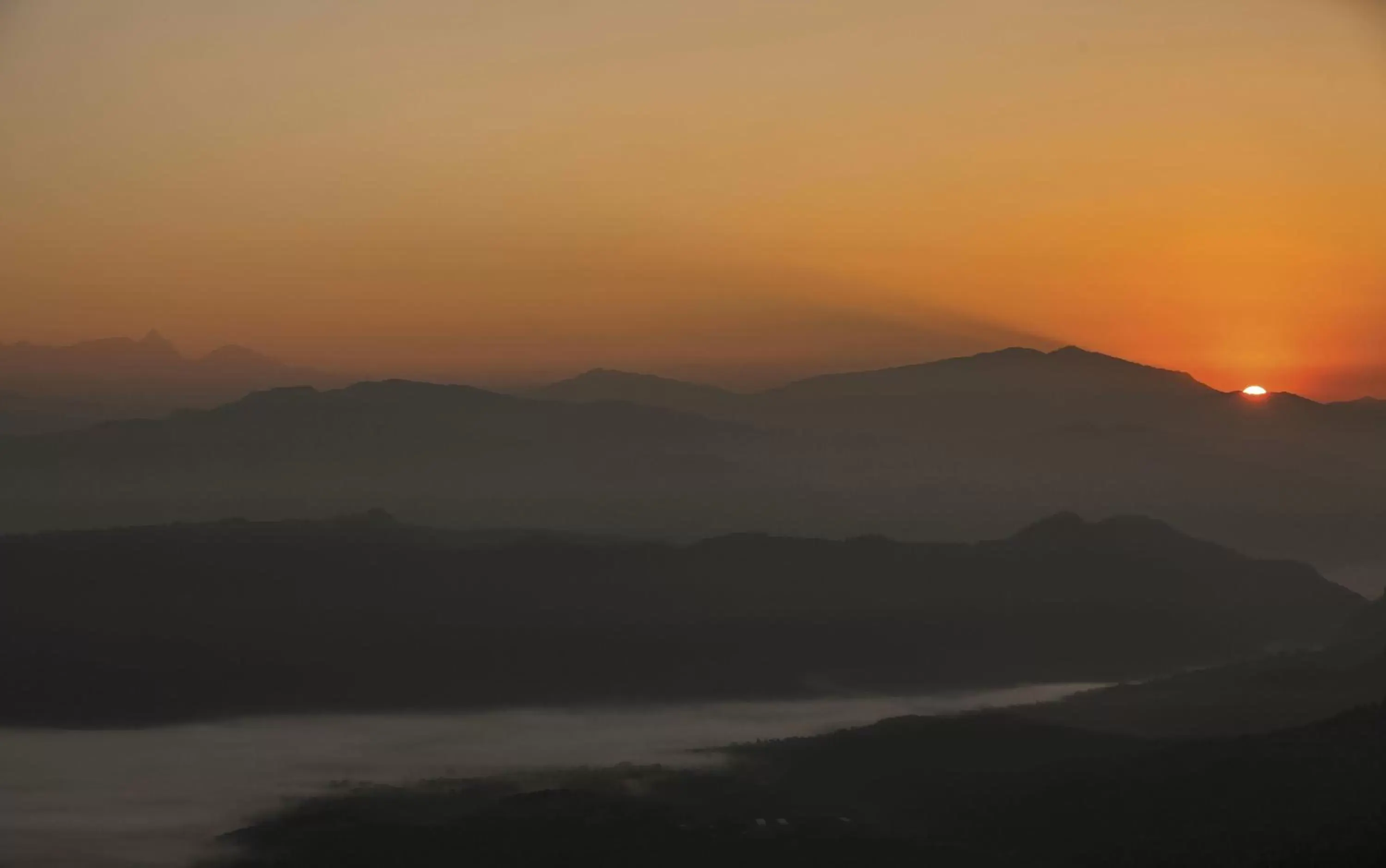 Natural landscape, Sunrise/Sunset in Dwarika's Resort - Dhulikhel