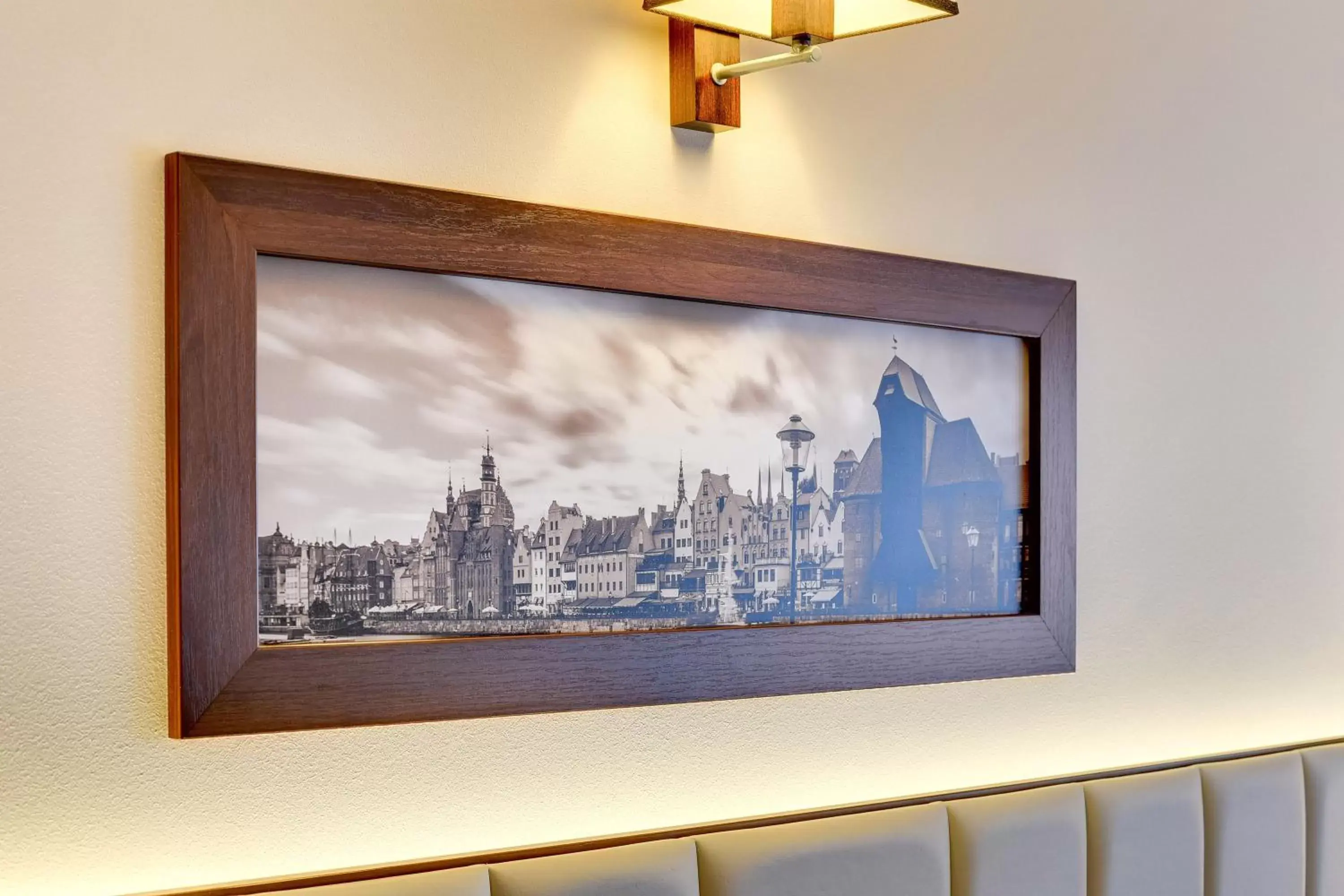 Decorative detail, TV/Entertainment Center in Amber Hotel