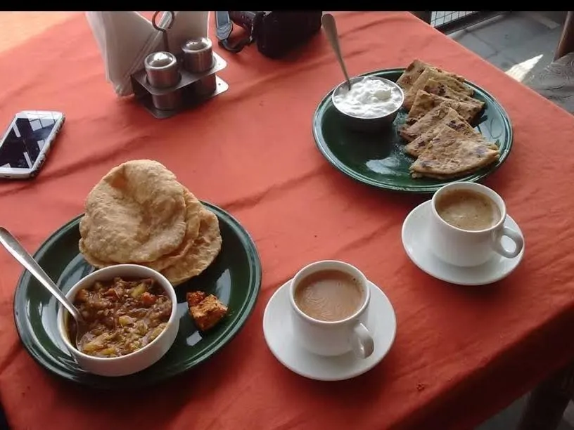 Food and drinks in Hotel Sita (place on the heritage ghats of benaras)