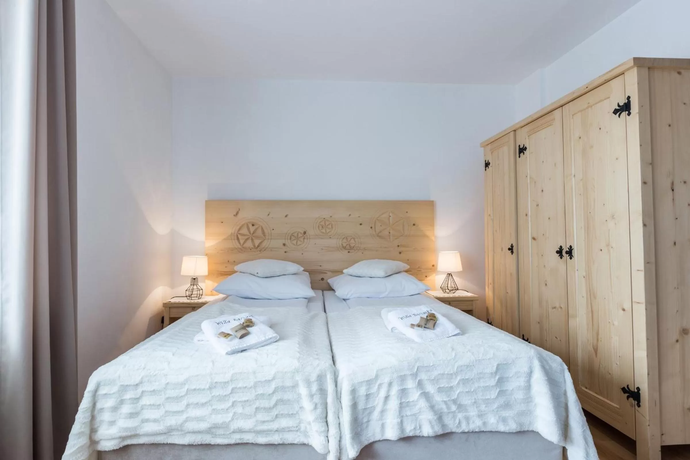 Photo of the whole room, Bed in Willa Baciarka-basen, sauny i jacuzzi