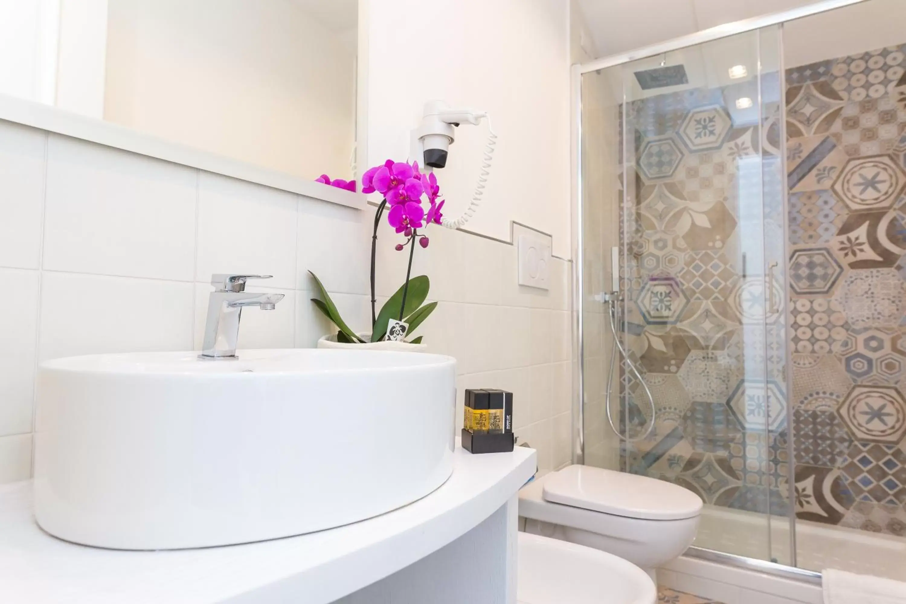 Shower, Bathroom in Hotel Rivoli Sorrento