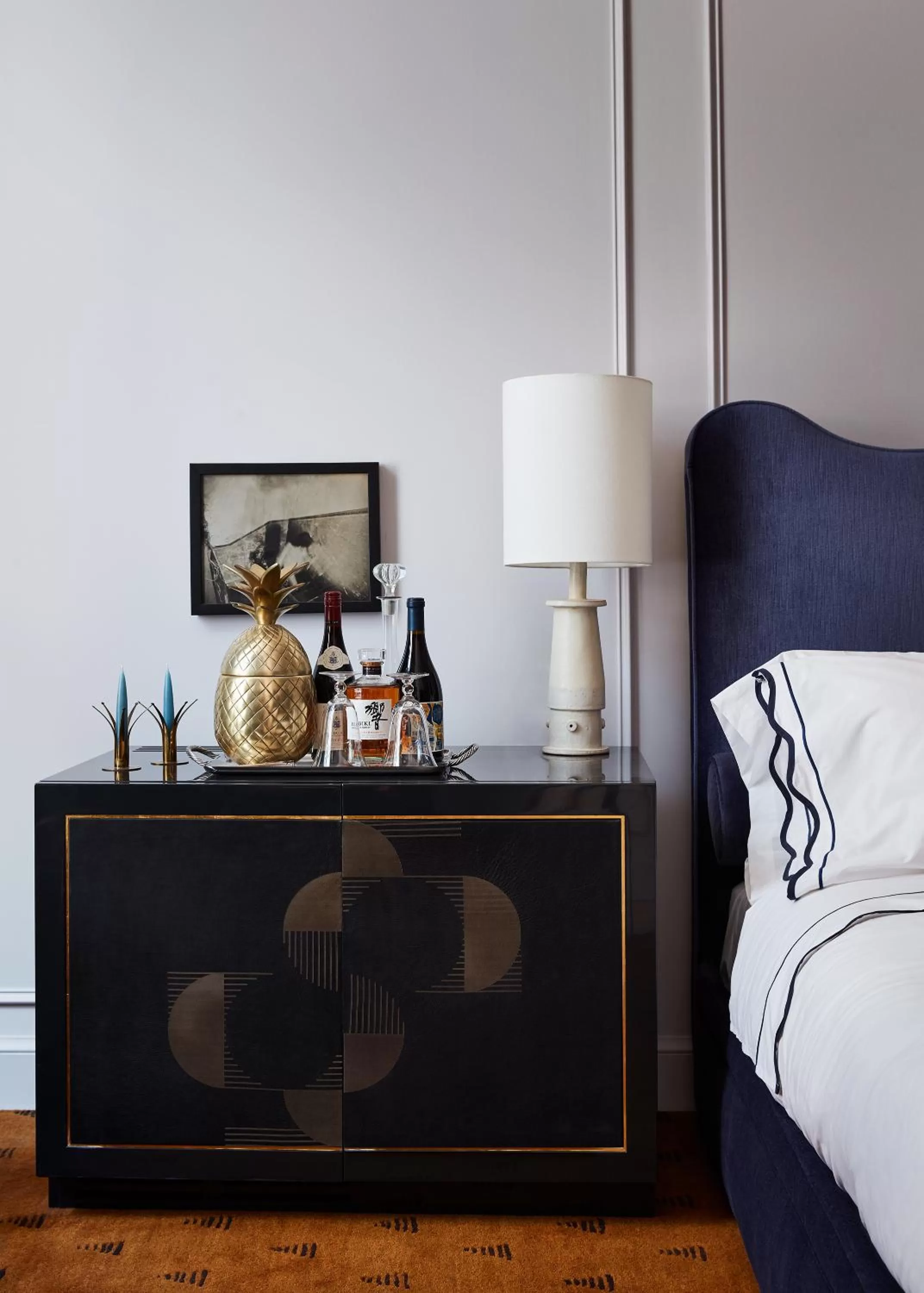 Decorative detail, TV/Entertainment Center in Maison de la Luz