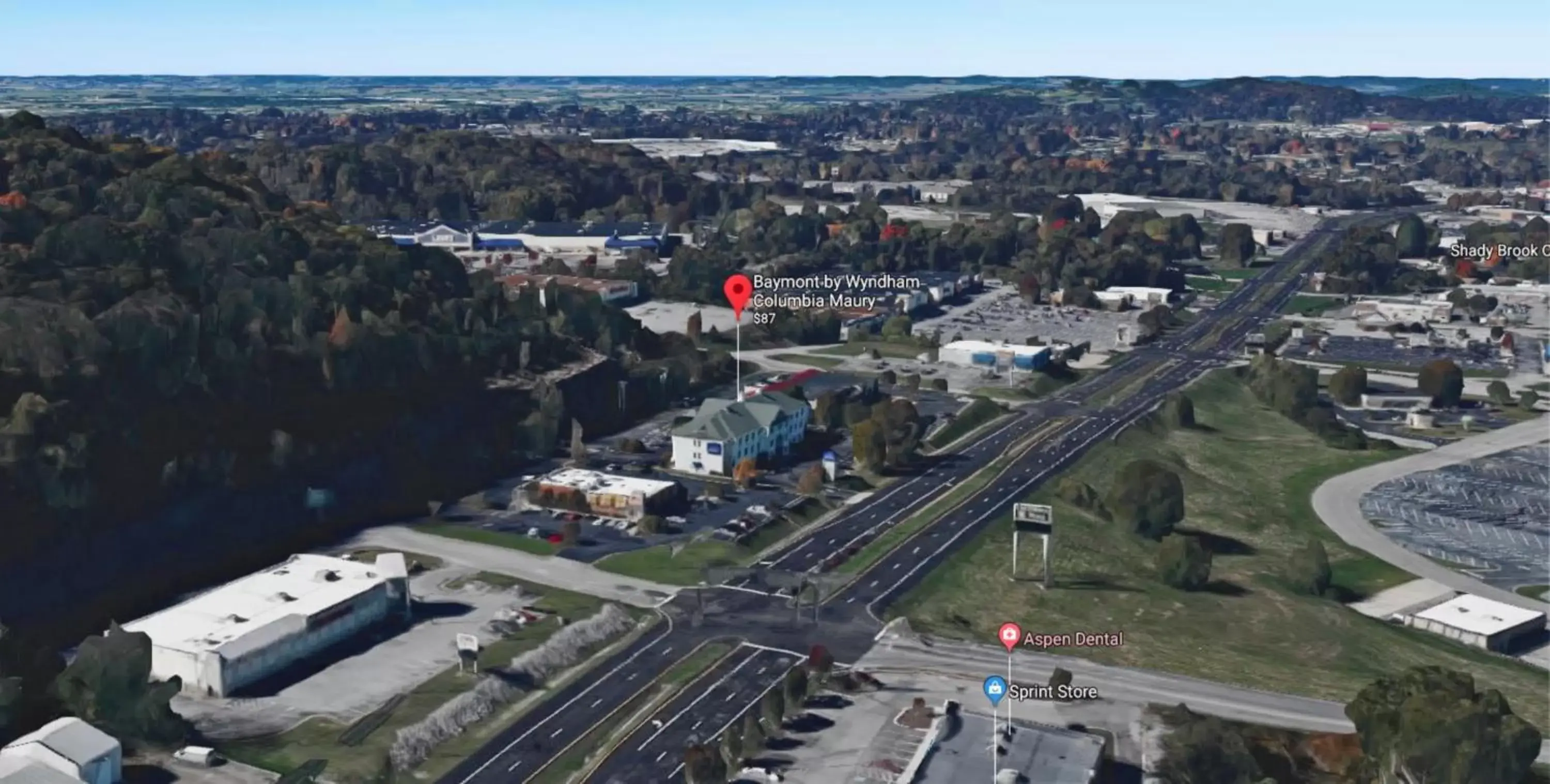 Bird's eye view in Baymont by Wyndham Columbia Maury Bird's eye view in Baymont by Wyndham Columbia Maury