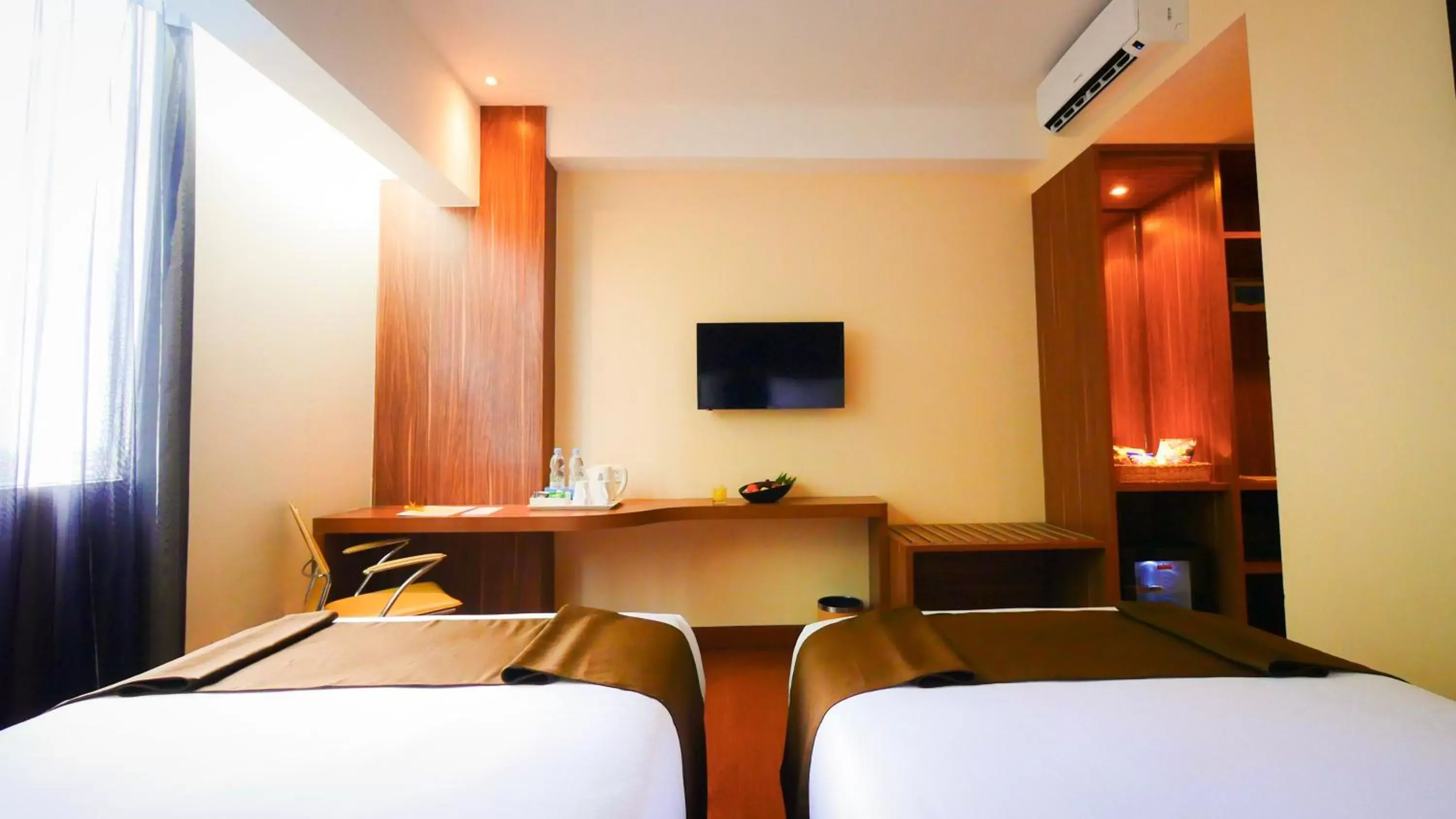 Bed in PRIME PARK Hotel & Convention Pekanbaru Bed in PRIME PARK Hotel & Convention Pekanbaru