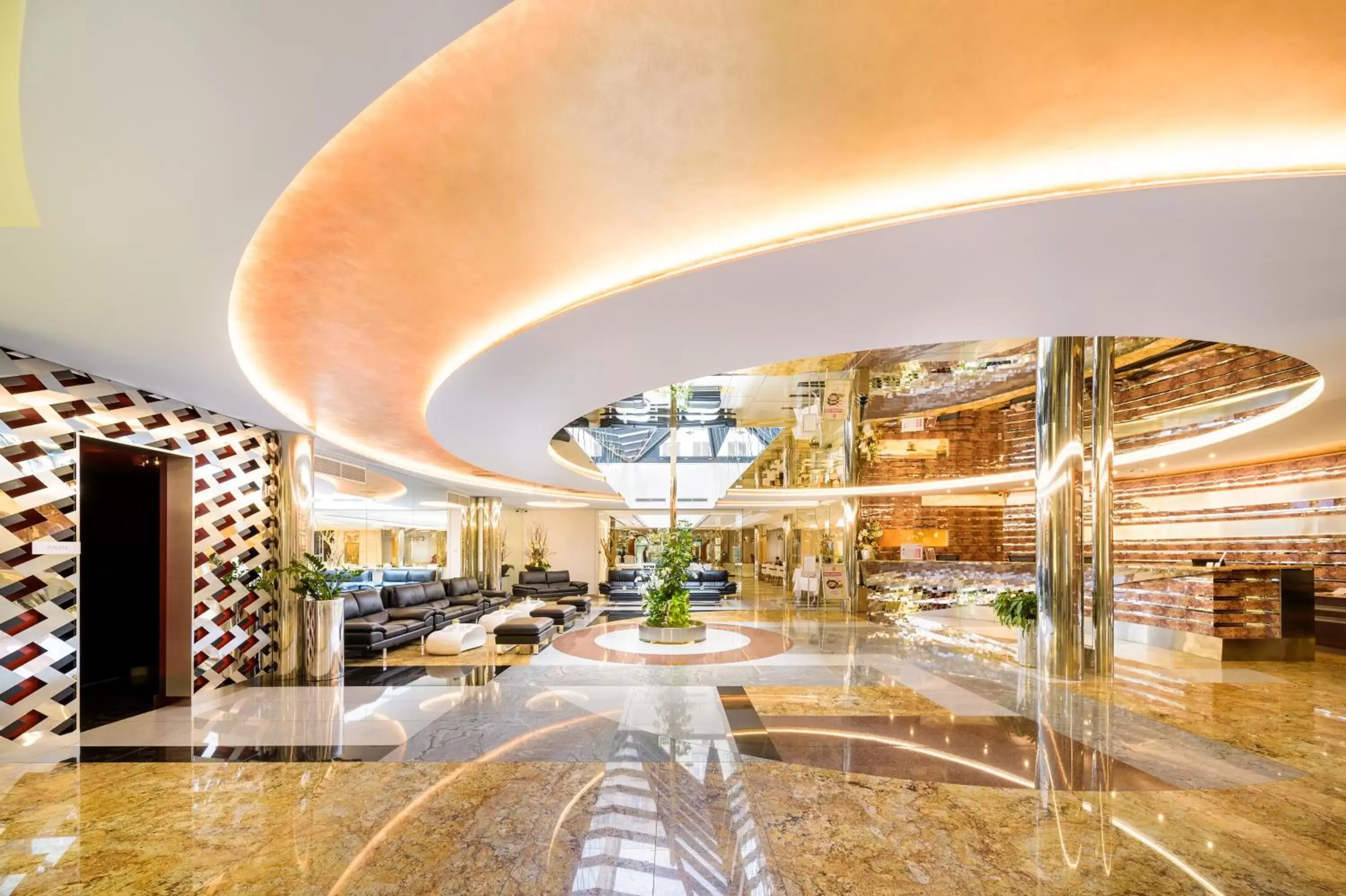 Lobby or reception in Grandium Hotel Prague