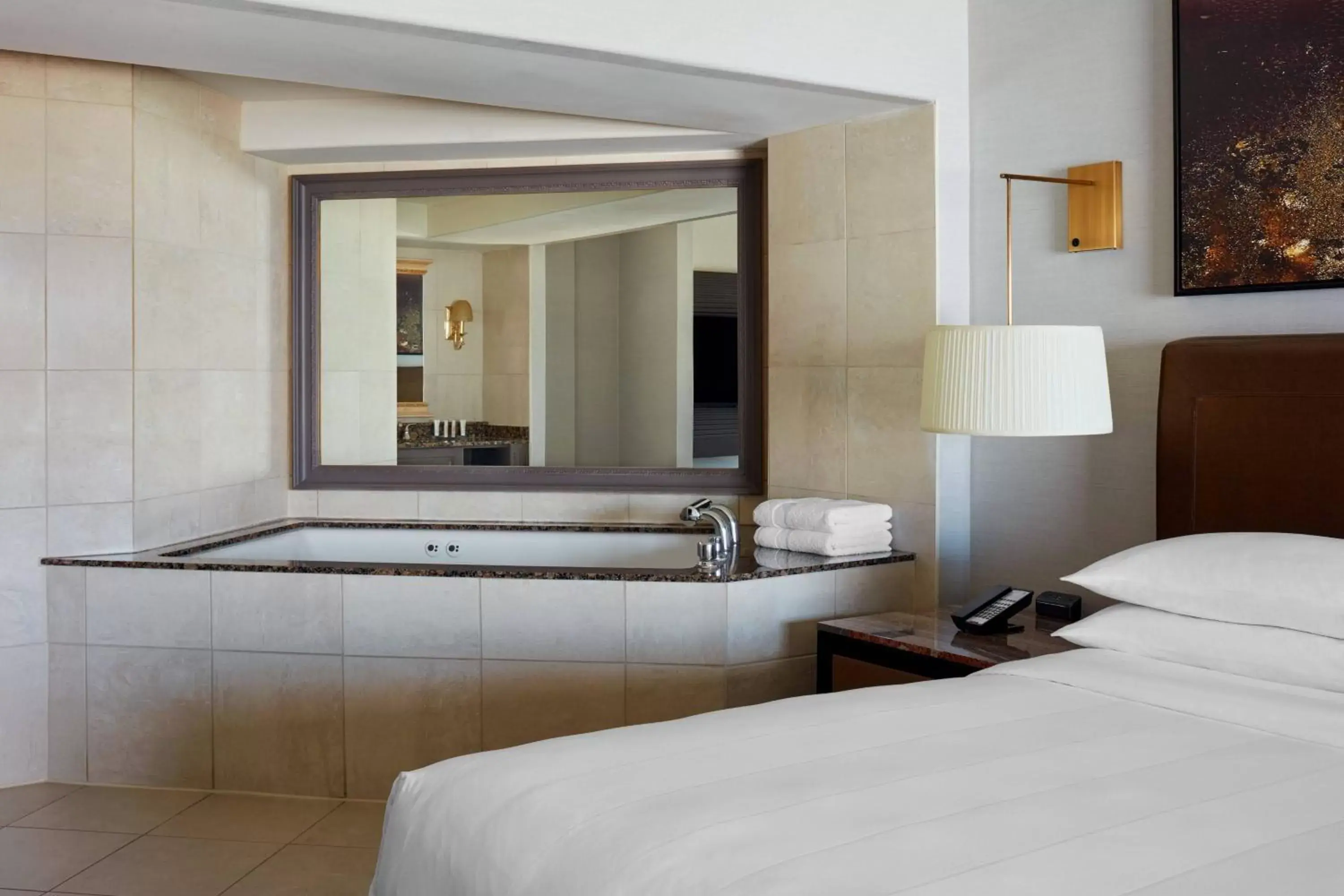 Bedroom, Bathroom in Niagara Falls Marriott Fallsview Hotel & Spa