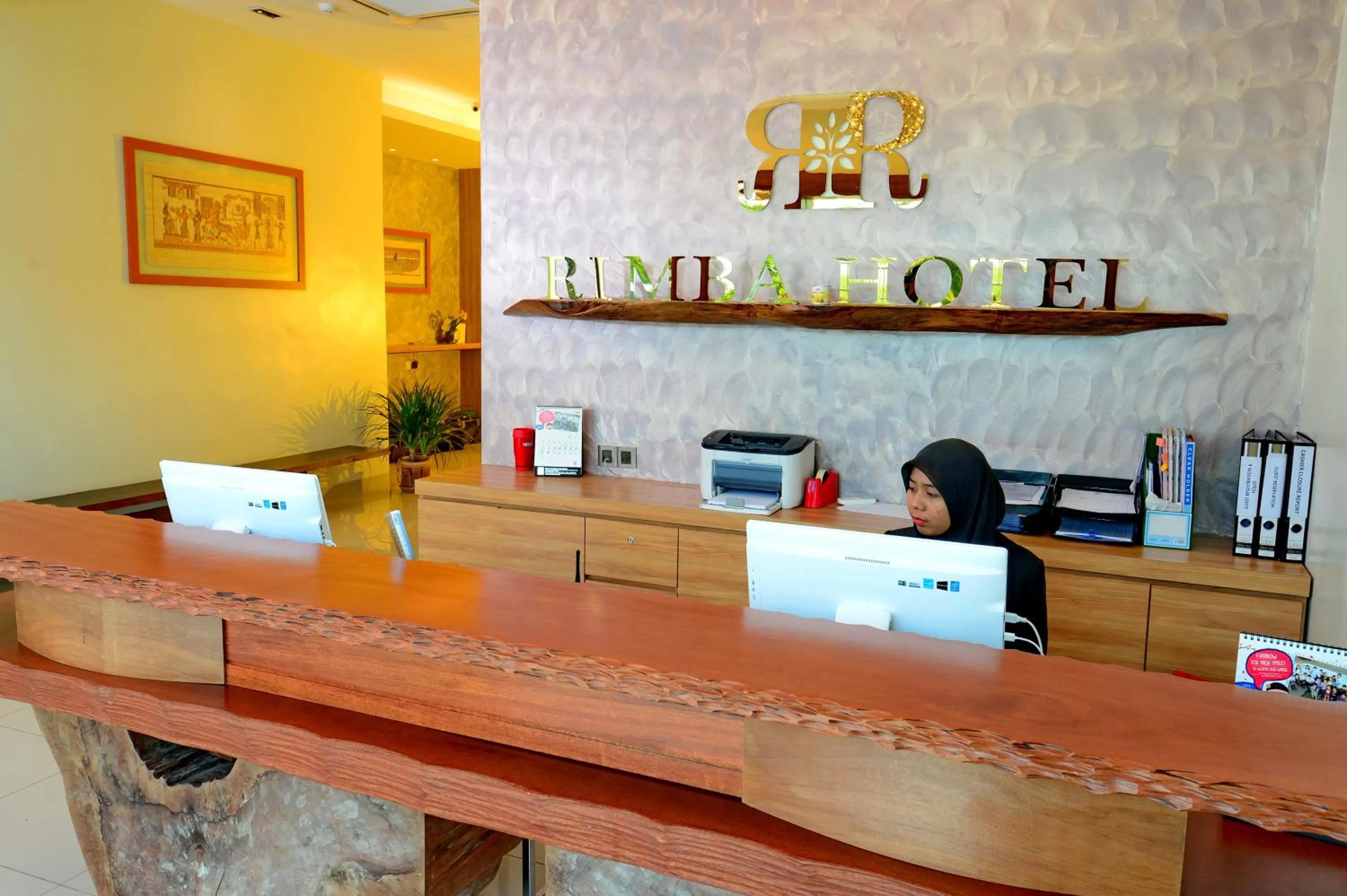 Lobby or reception in Rimba Hotel