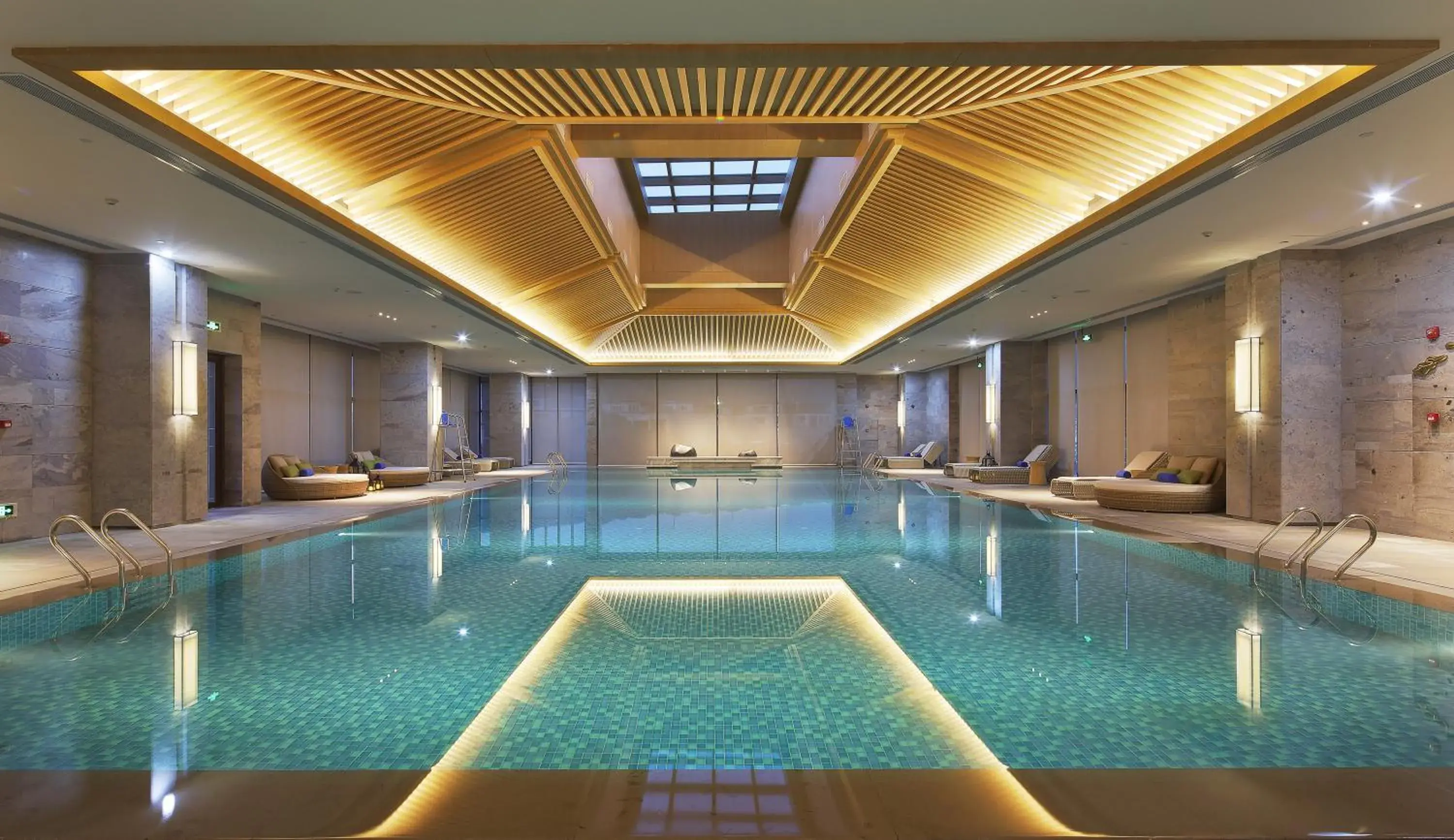 Swimming Pool in Crowne Plaza Nanchang Wanli, an IHG Hotel