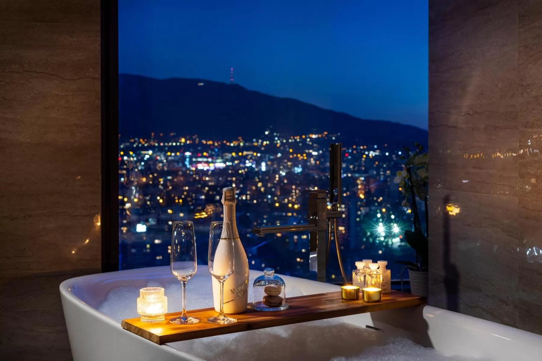 Bath in Grand Hotel Millennium Sofia