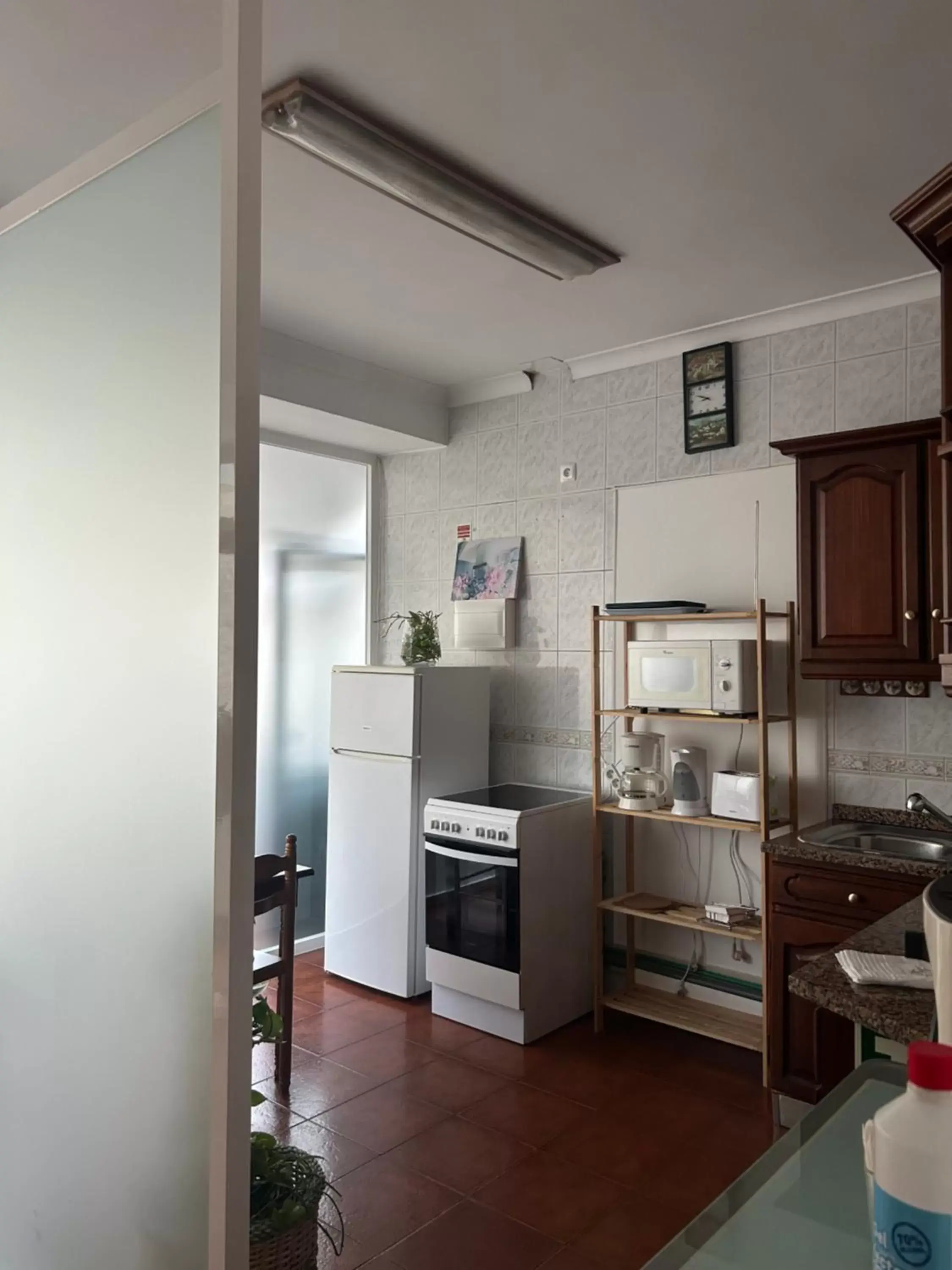 Kitchen/Kitchenette in Alojamento Santa Catarina