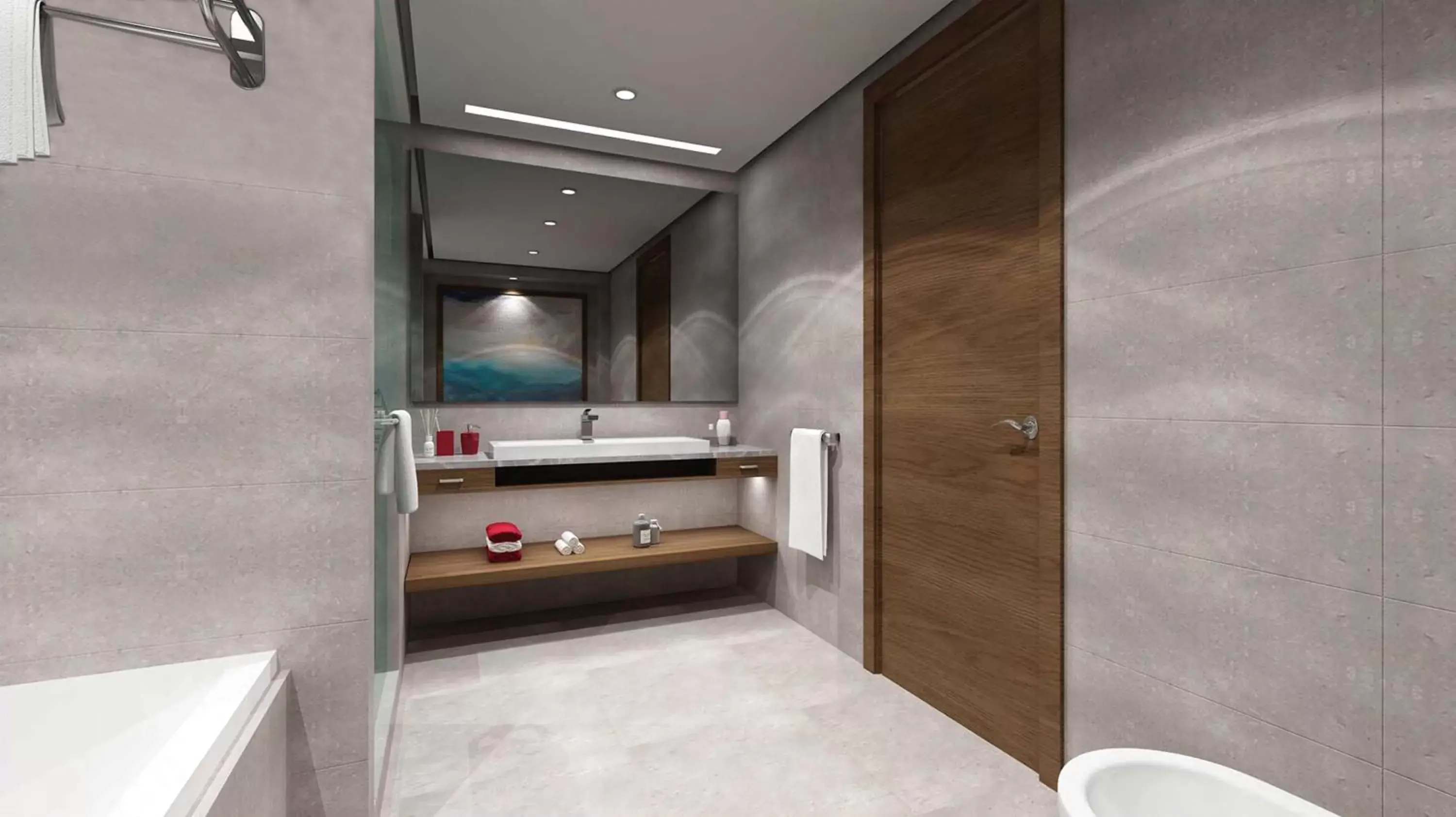 Toilet, Bathroom in Somerset West Bay Doha