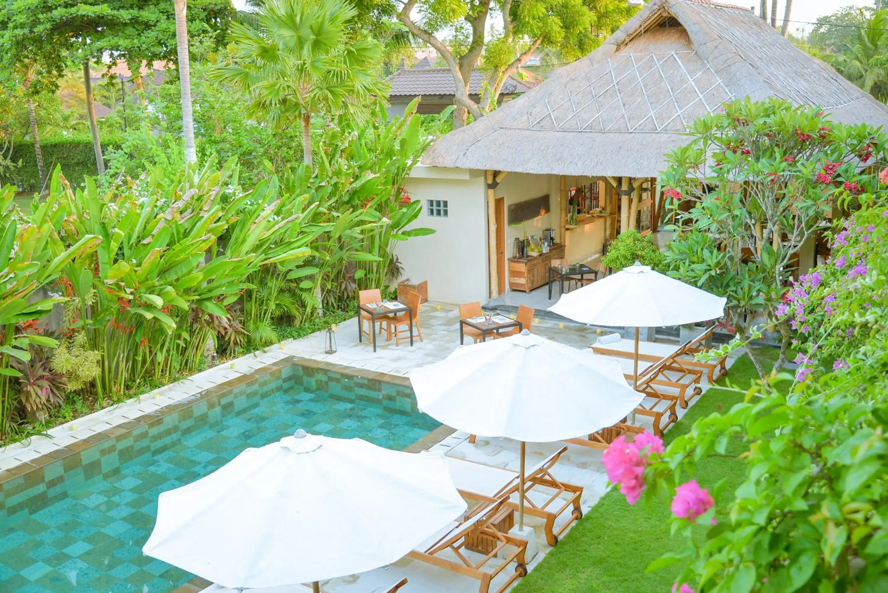 Pool View in The Open House