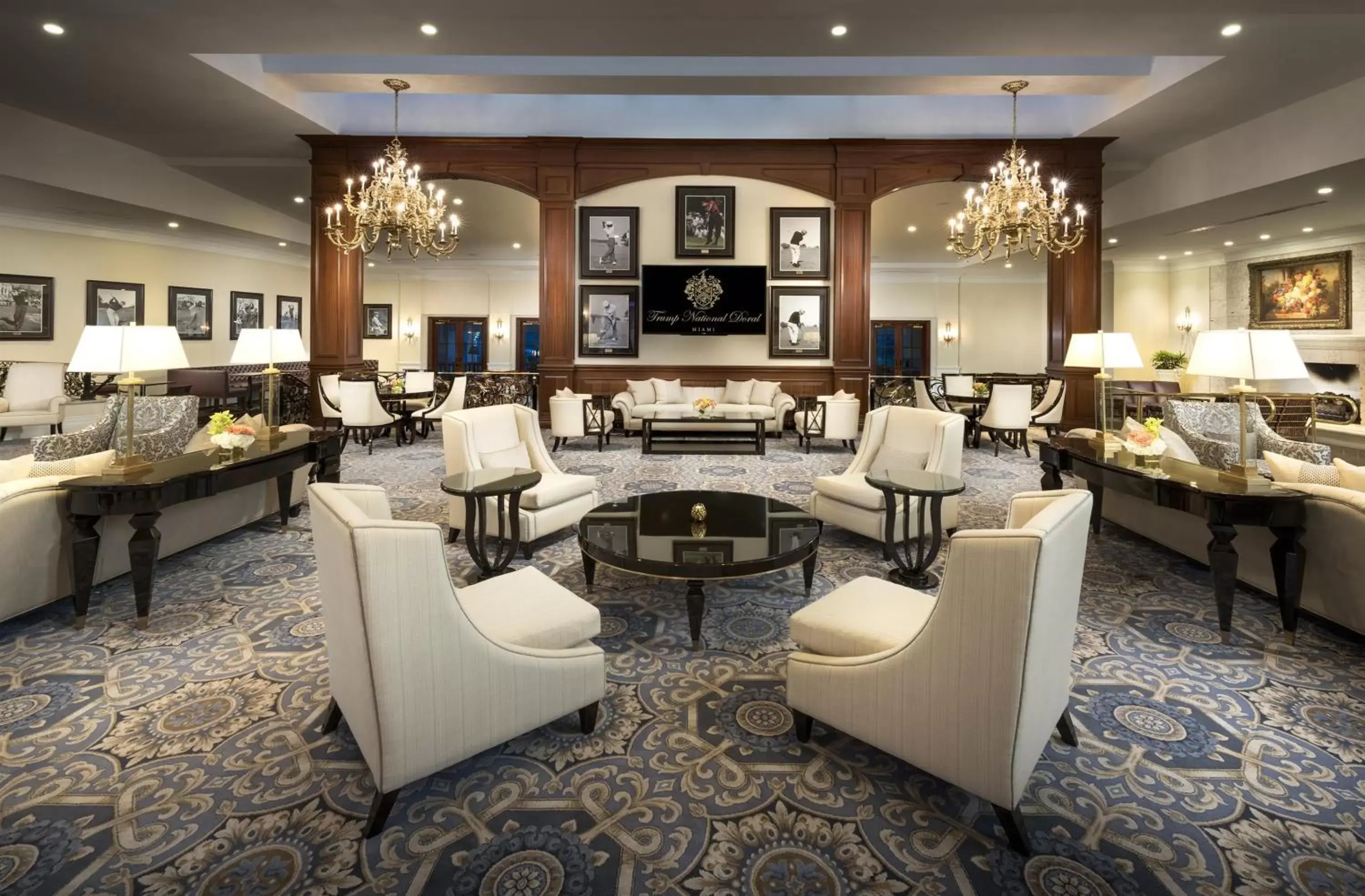 Lobby or reception, Restaurant/Places to Eat in Trump National Doral Golf Resort