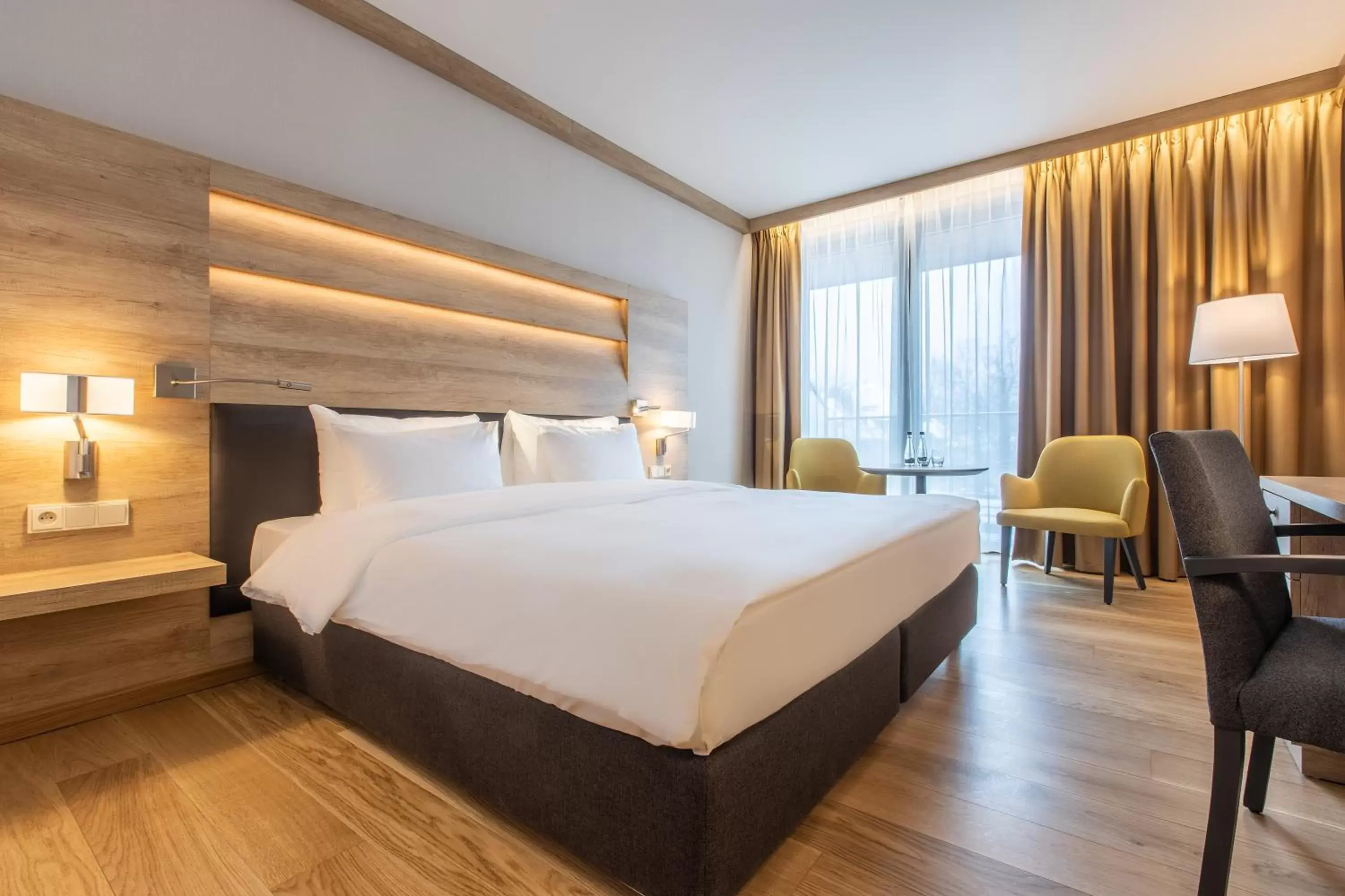Bed in Radisson Blu Hotel & Residences