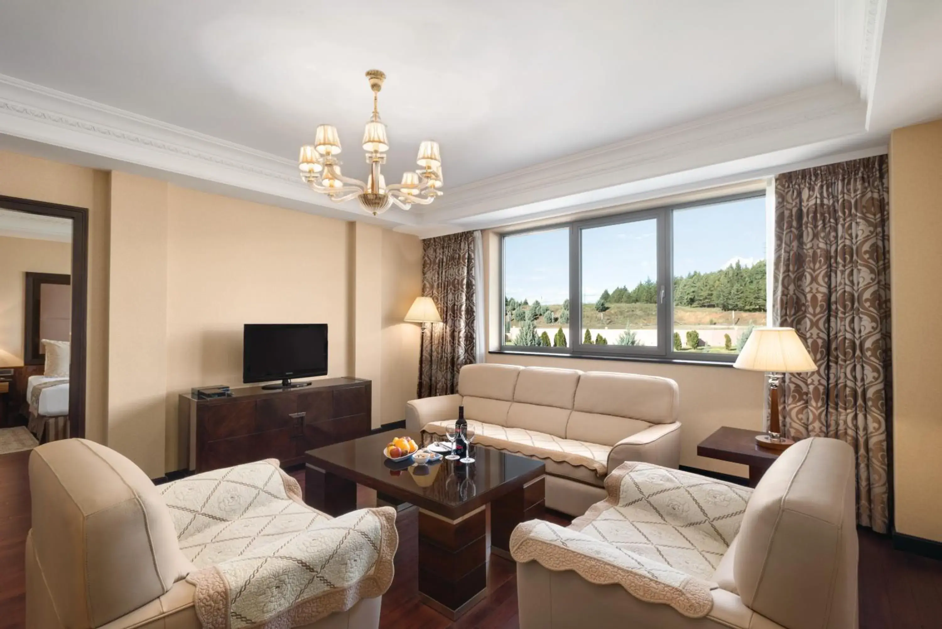 Living room in Ramada Plaza by Wyndham Gevgelija Living room in Ramada Plaza by Wyndham Gevgelija