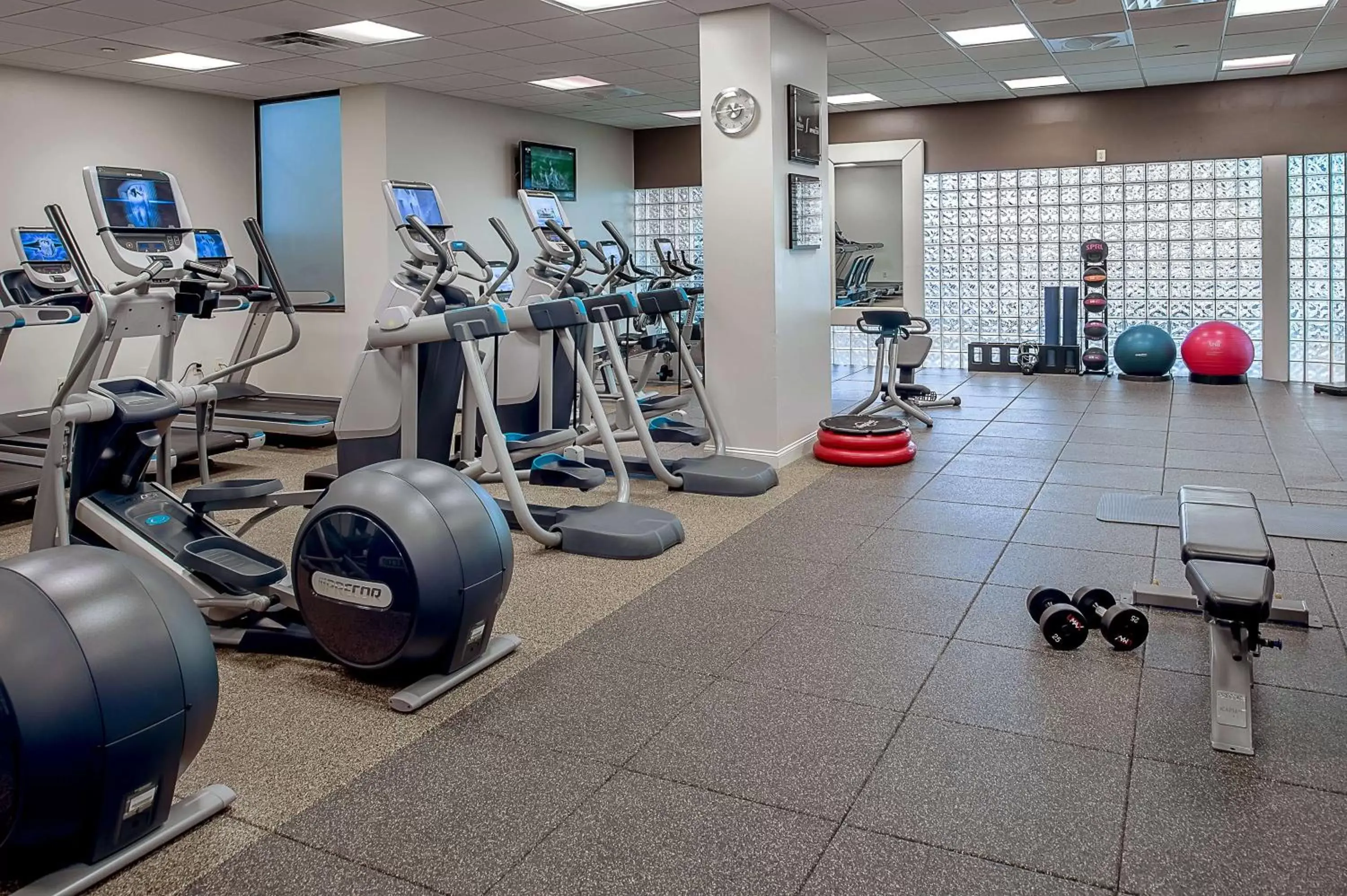 Fitness centre/facilities, Fitness Center/Facilities in Hilton St. Louis Airport
