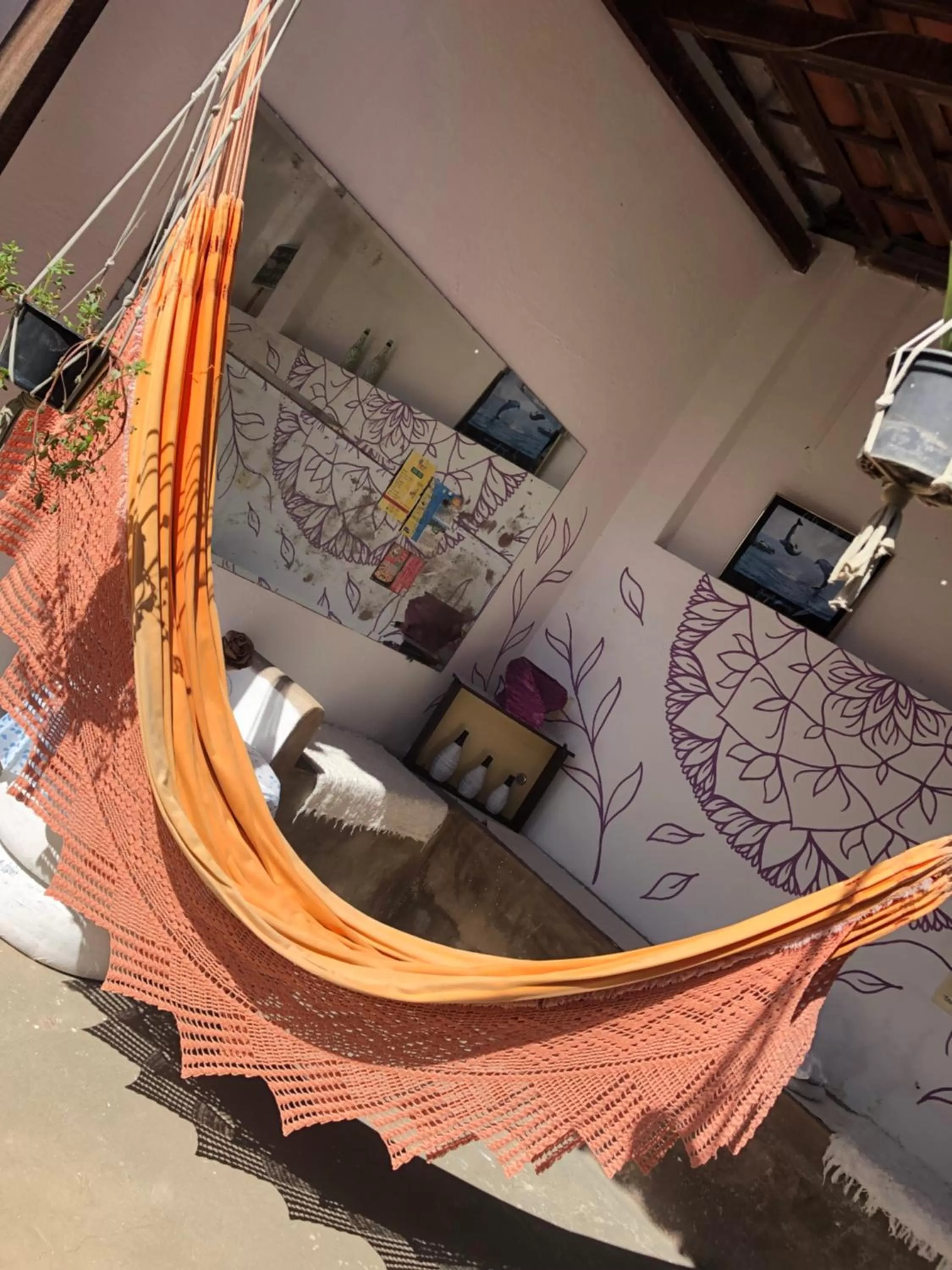 Patio in Hostel Das Canárias