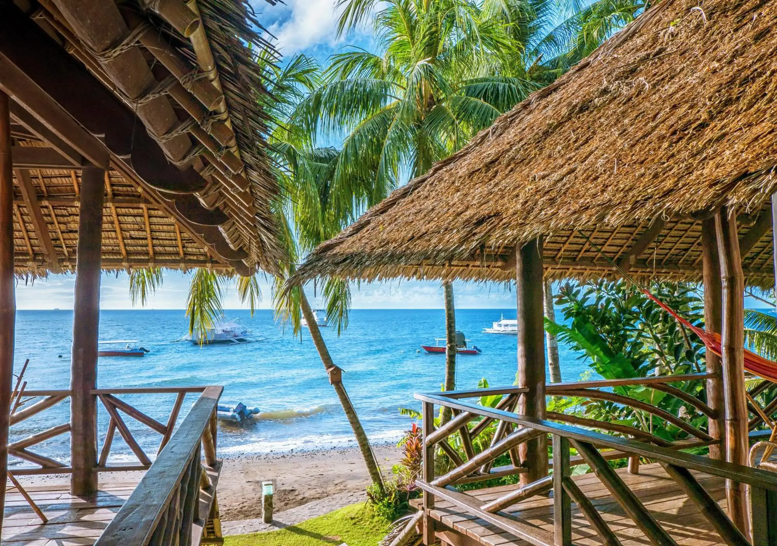 Sea view, Beach in Atlantis Dive Resort Dumaguete