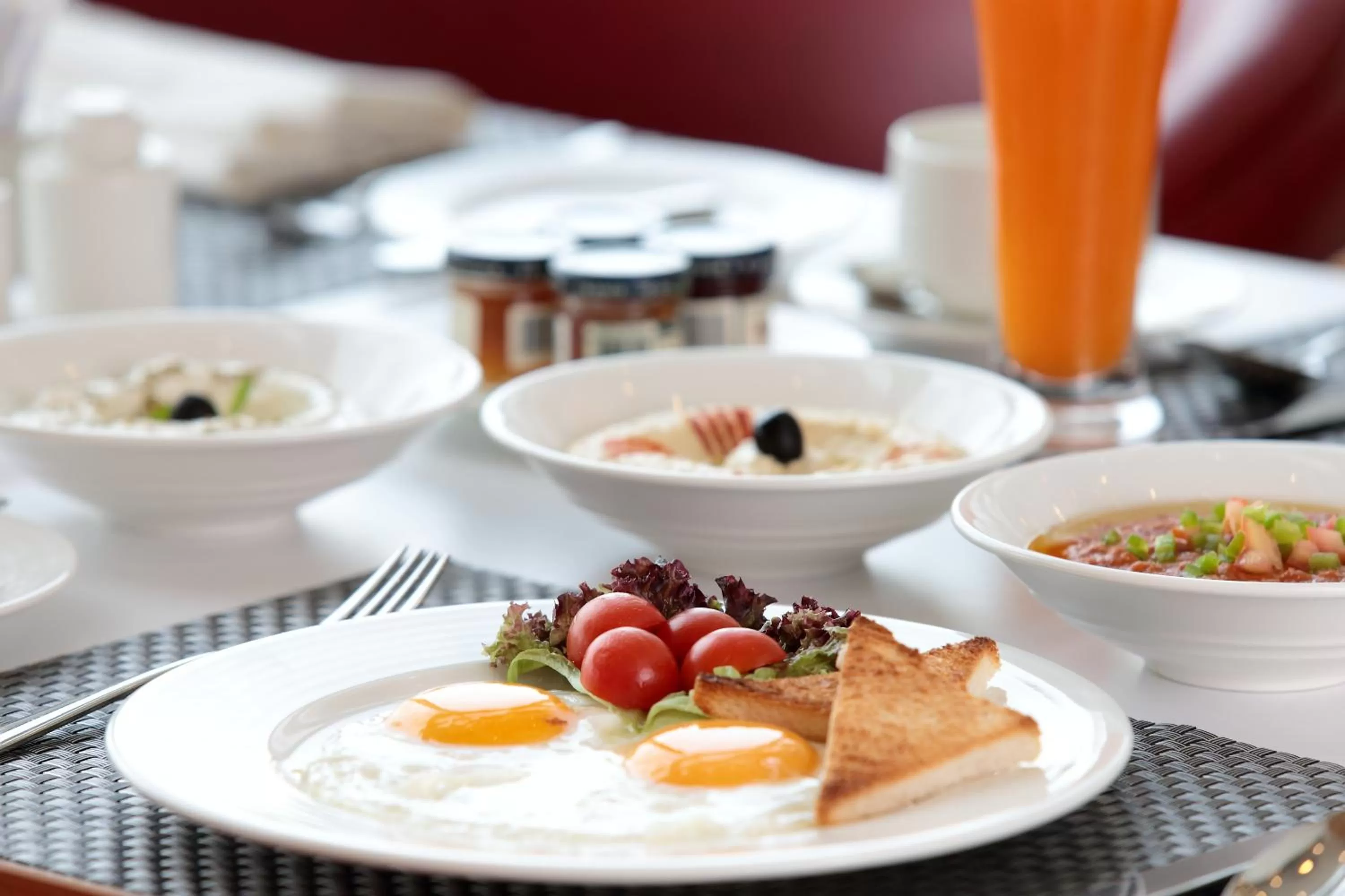 Buffet breakfast in Novotel Jazan