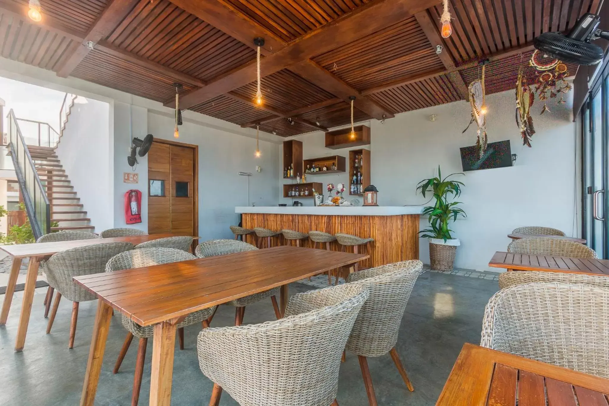 Restaurant/places to eat, Lounge/Bar in O' Tulum Boutique Hotel - Adults Only