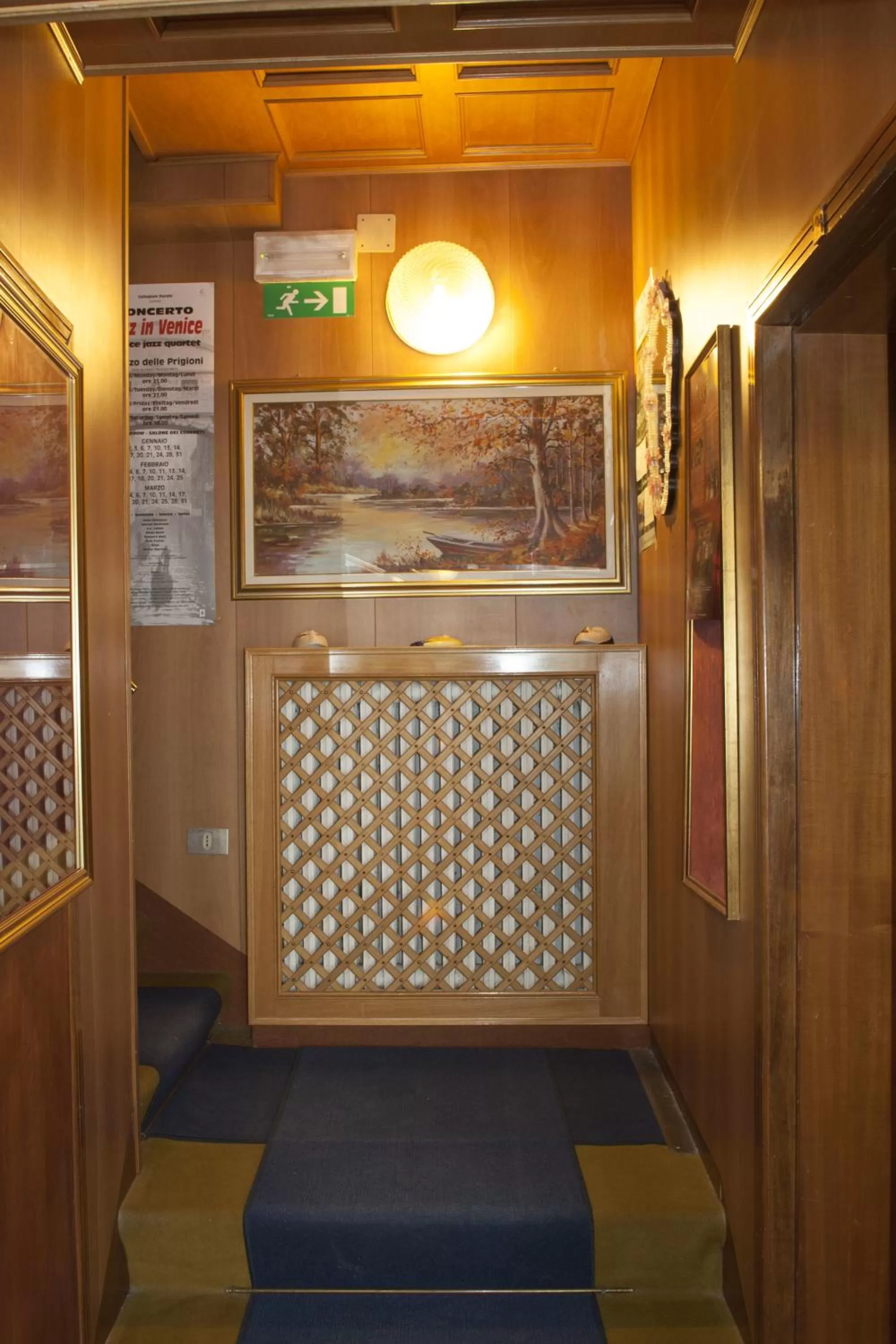 Decorative detail in Hotel dalla Mora