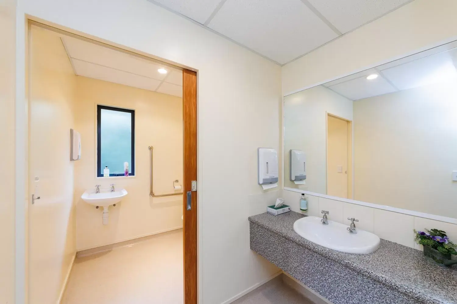 Facility for disabled guests, Bathroom in Bella Vista Motel Palmerston North