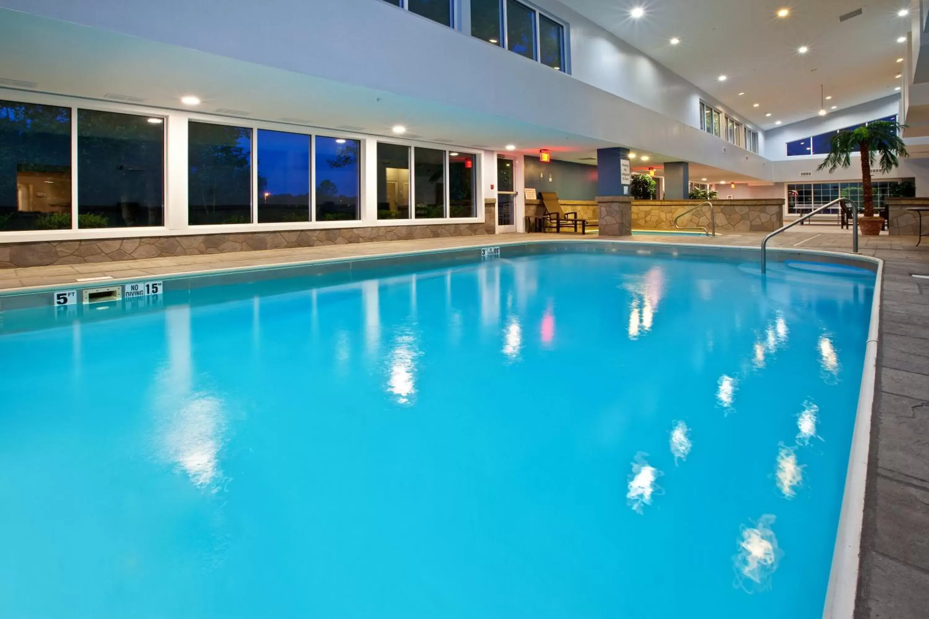 Swimming Pool in Holiday Inn Express Hotel & Suites Bedford, an IHG Hotel