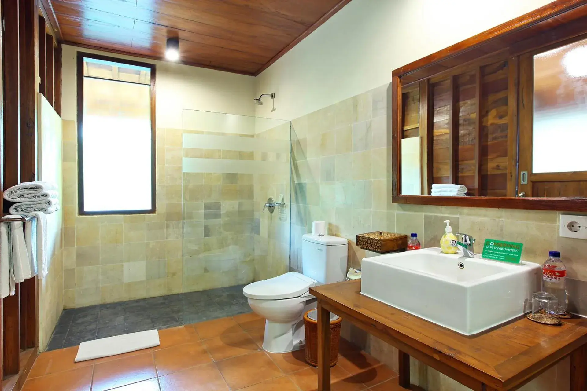 Shower, Bathroom in Ubud Heaven Sayan Villa