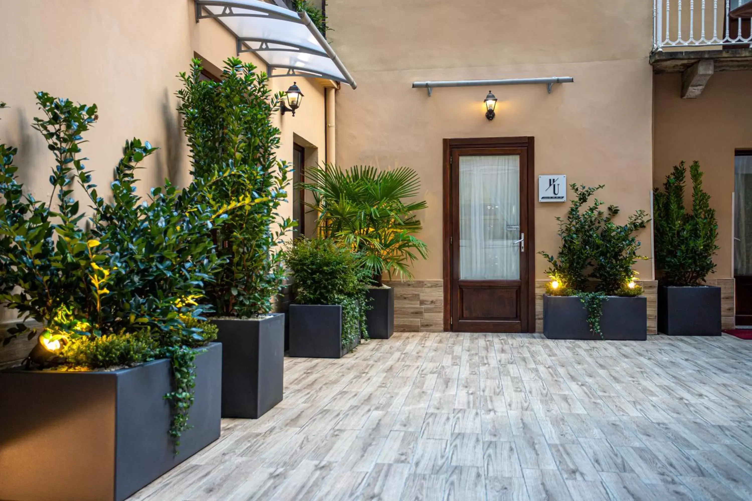 Patio in Hotel Urbani