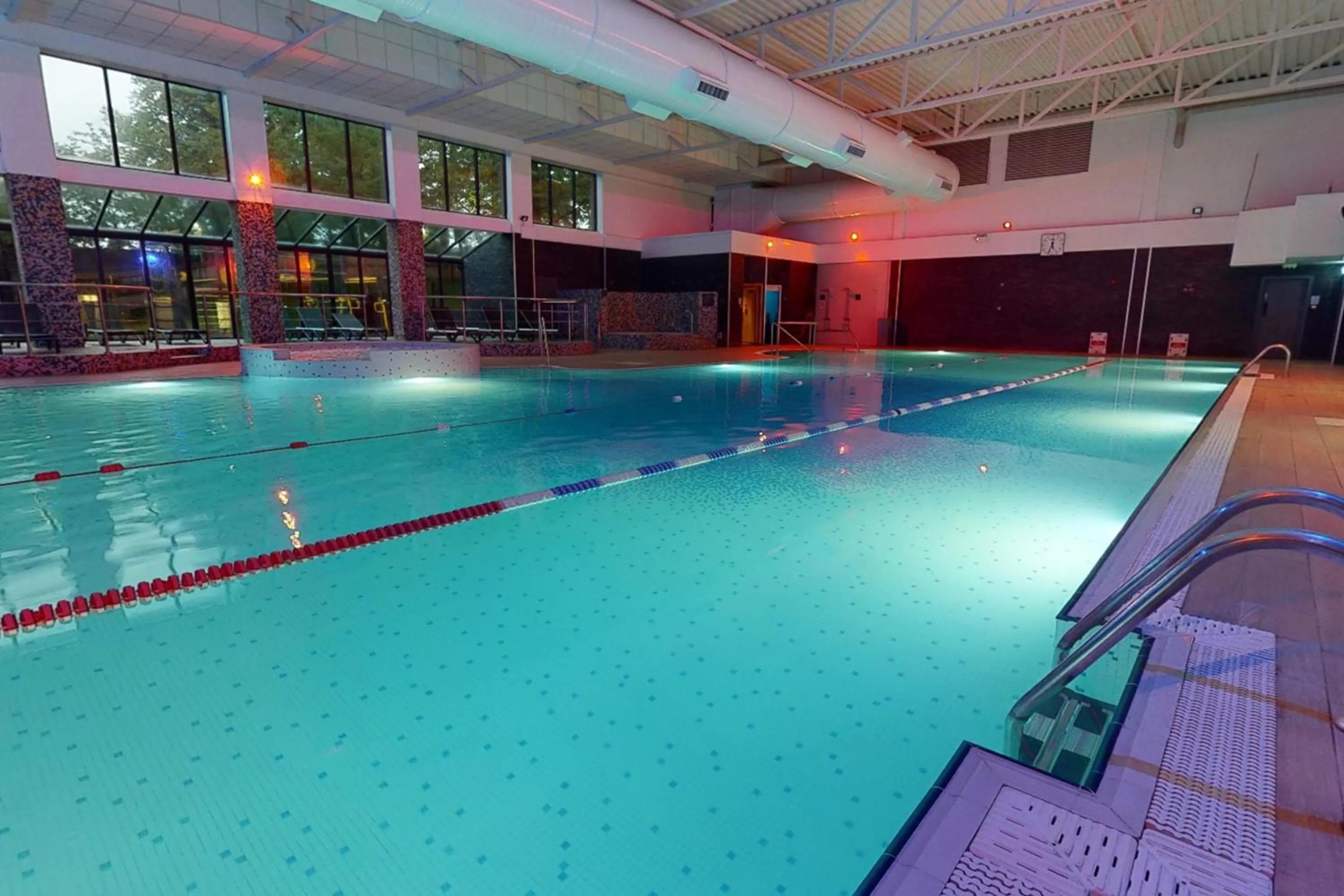 Swimming pool in Village Hotel Cardiff