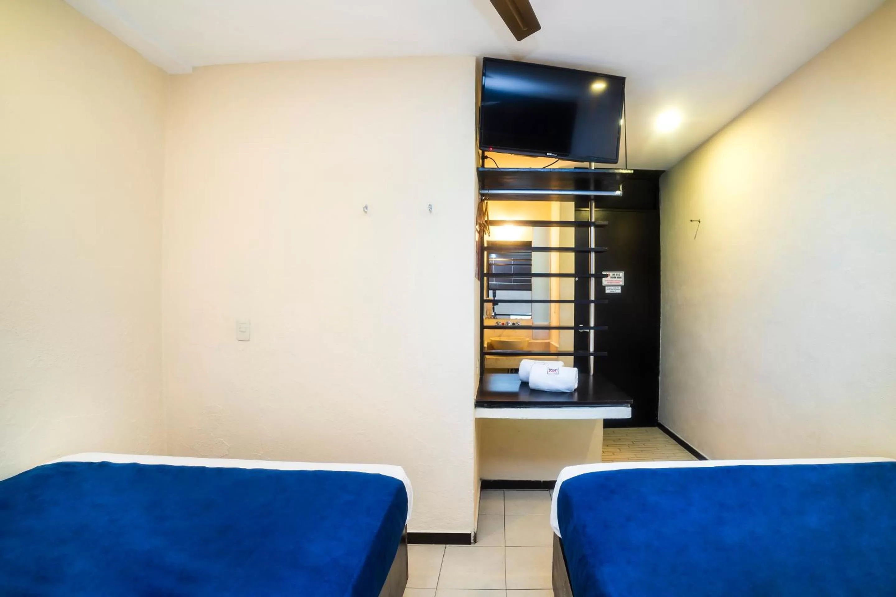 Bed in Hotel Kapu, Puebla