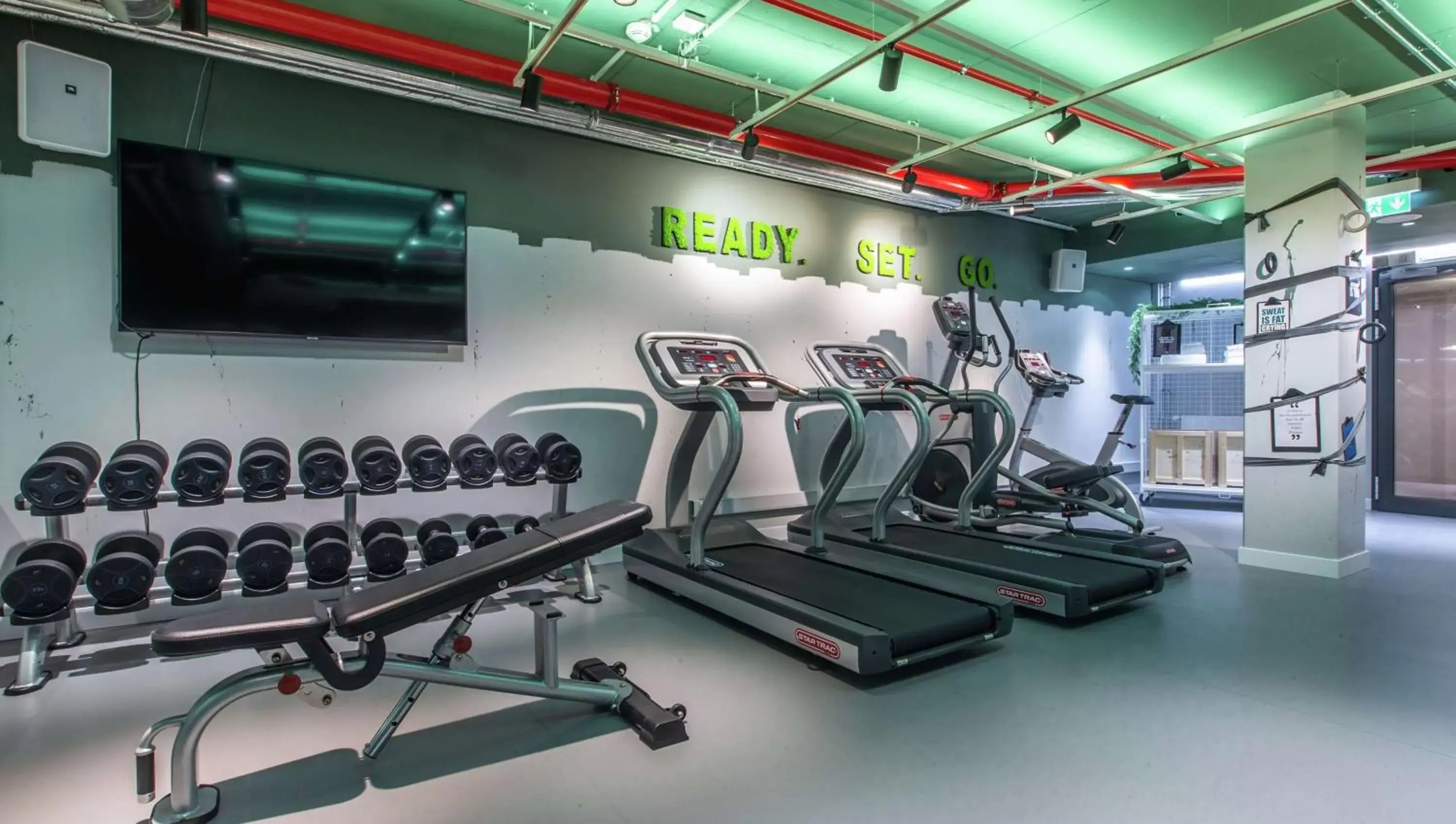 Fitness centre/facilities, Fitness Center/Facilities in Hilton Garden Inn Mannheim