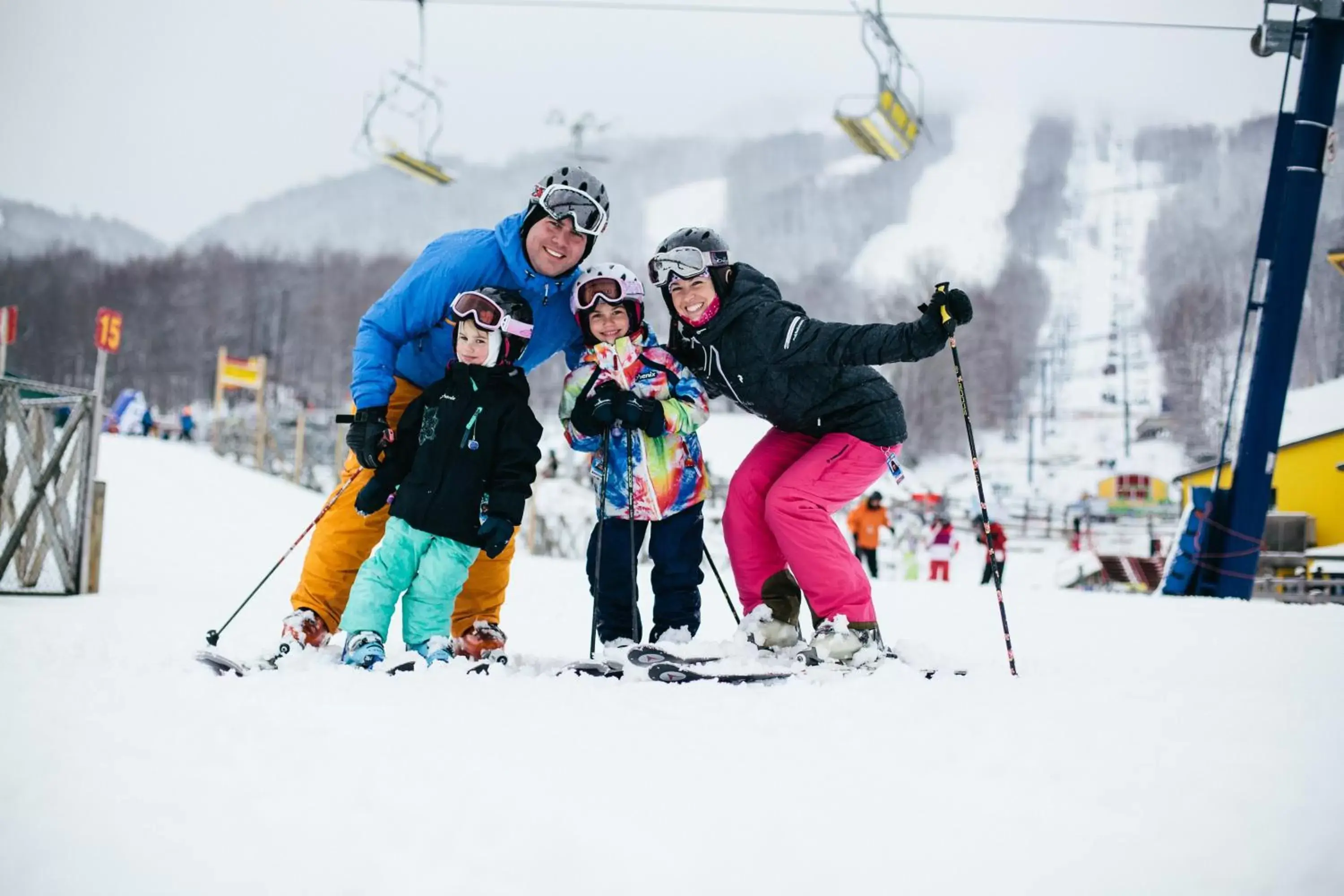 People, Skiing in Hotel Vallea Bromont