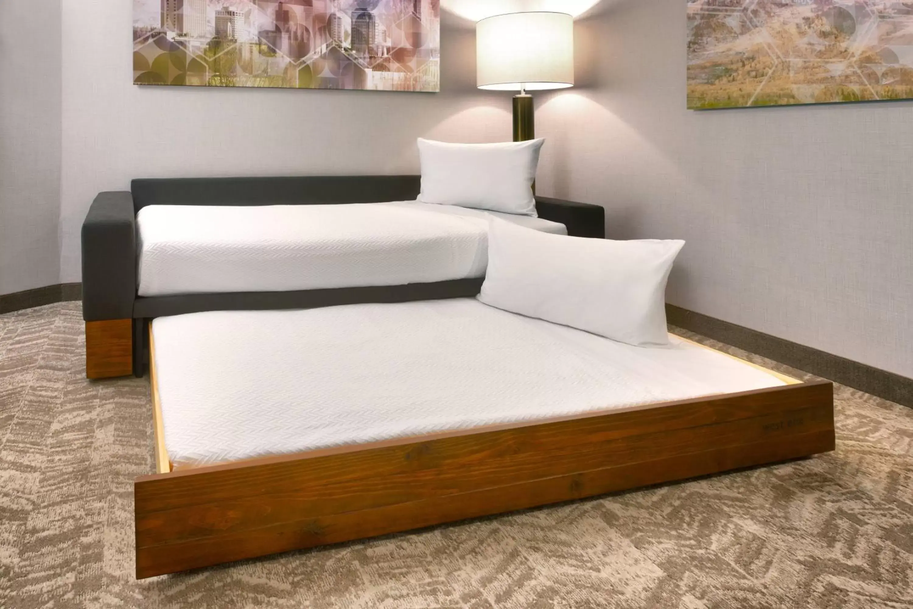 Bedroom, Bed in SpringHill Suites by Marriott Salt Lake City Draper