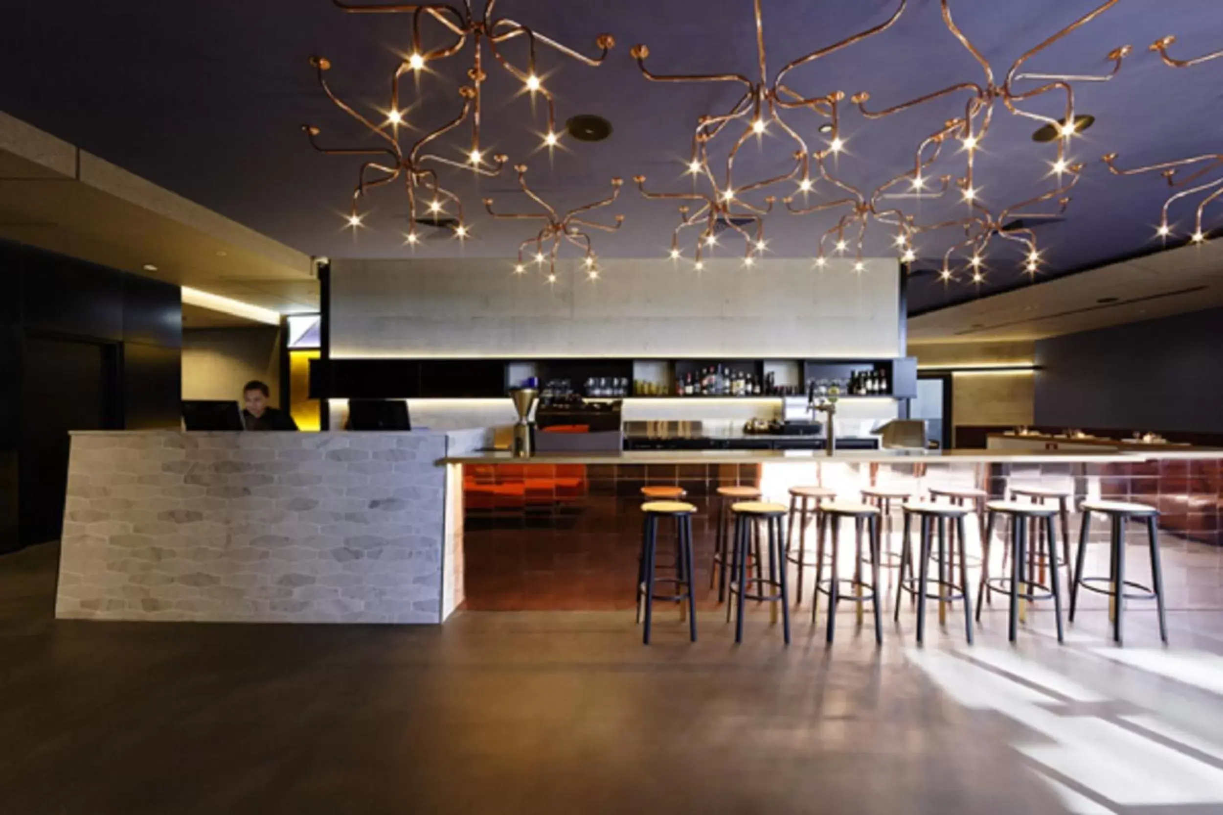 Lounge or bar, Restaurant/Places to Eat in Alpha Mosaic Hotel Fortitude Valley Brisbane