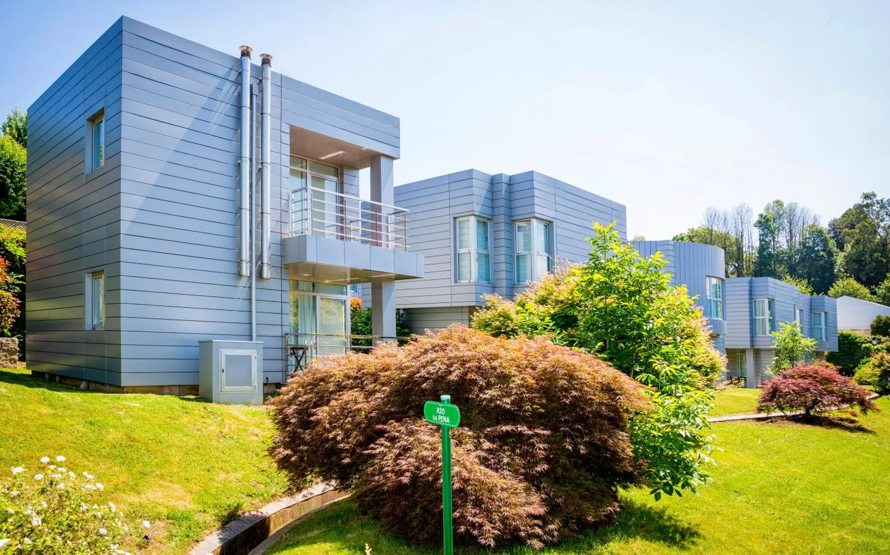 Garden view in Pazo do Rio Garden view in Pazo do Rio