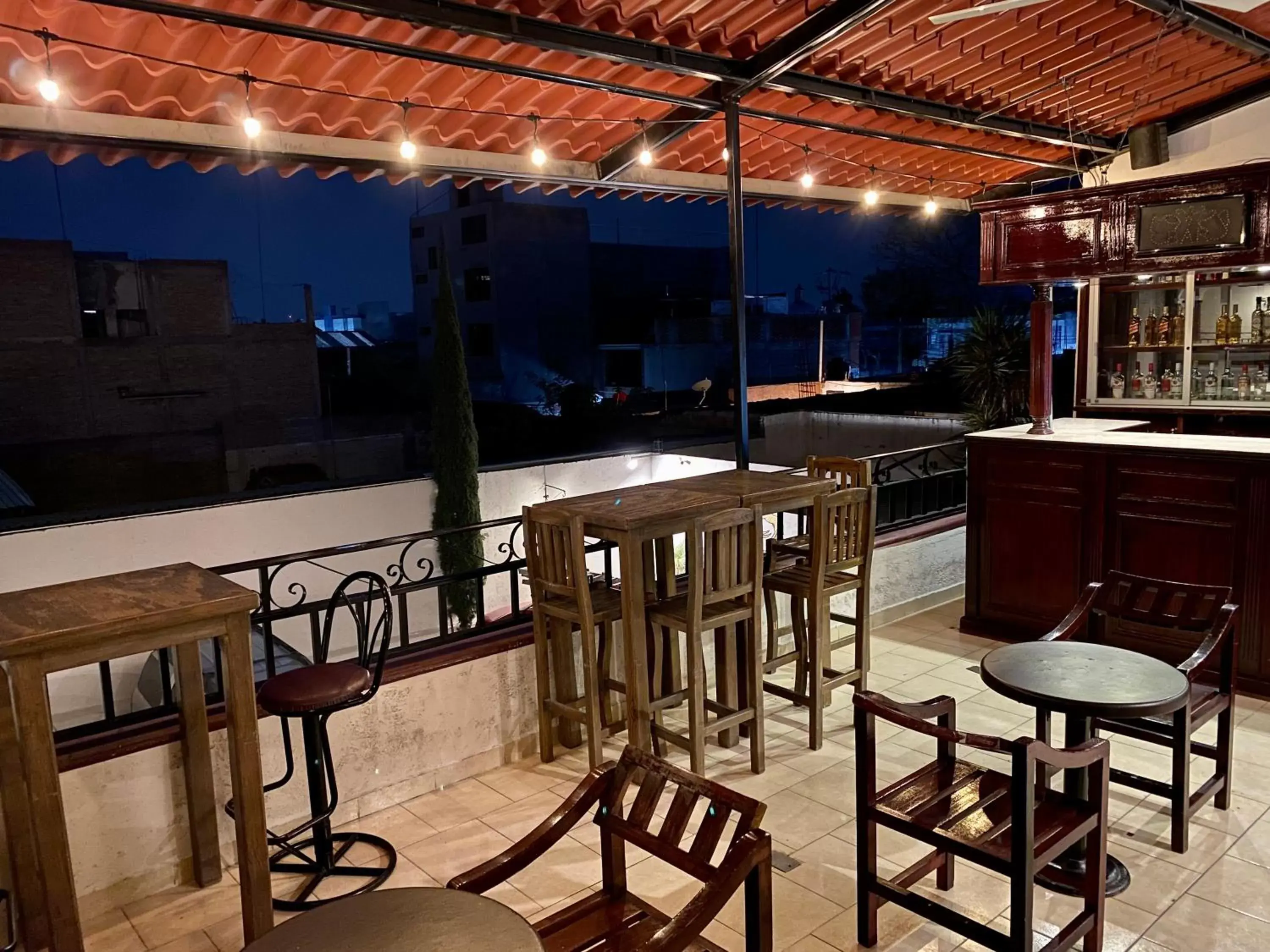 Balcony/Terrace, Lounge/Bar in Hotel Boutique Tehuacan