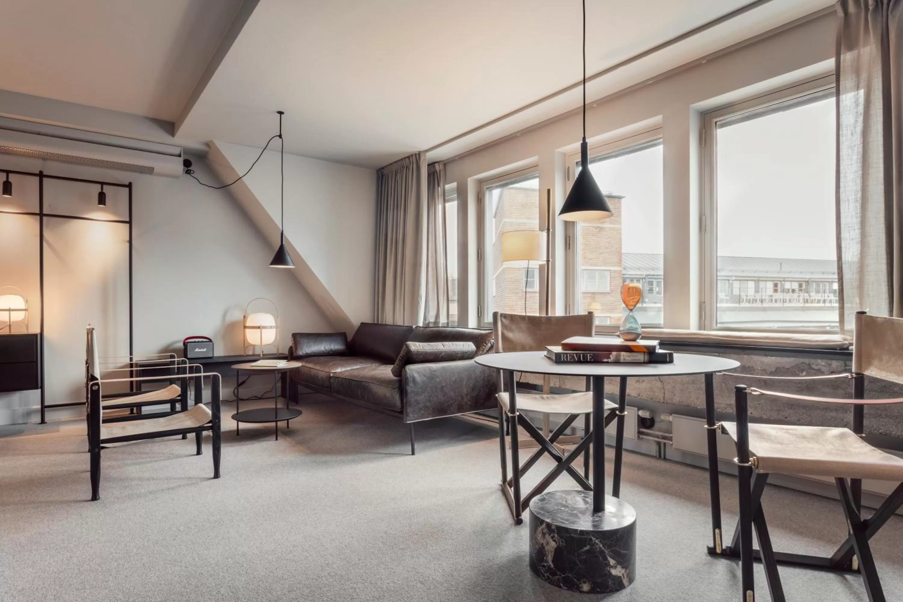 Living room in Blique by Nobis, Stockholm, a Member of Design Hotels™