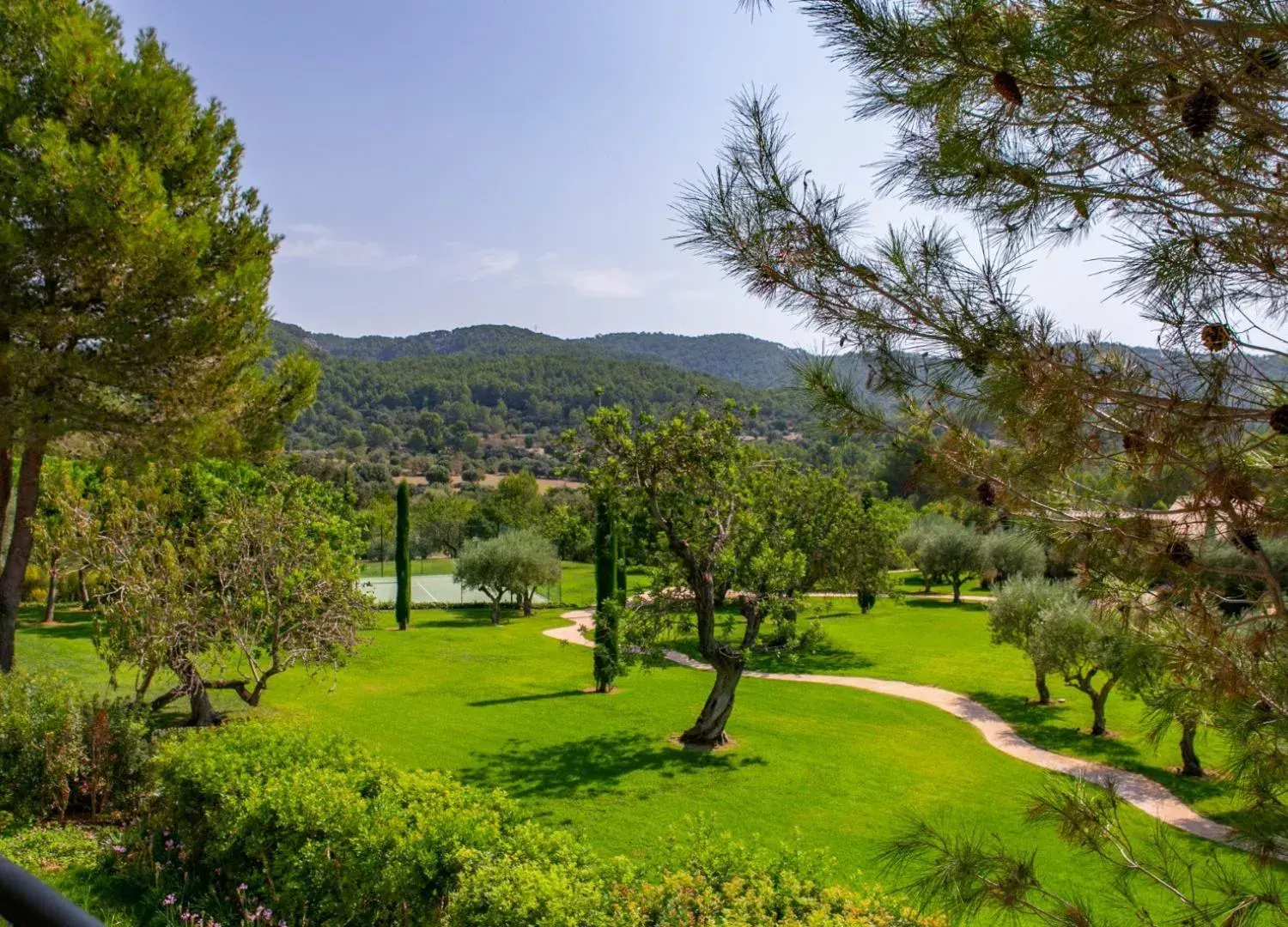 Garden in Castell Son Claret - The Leading Hotels of the World