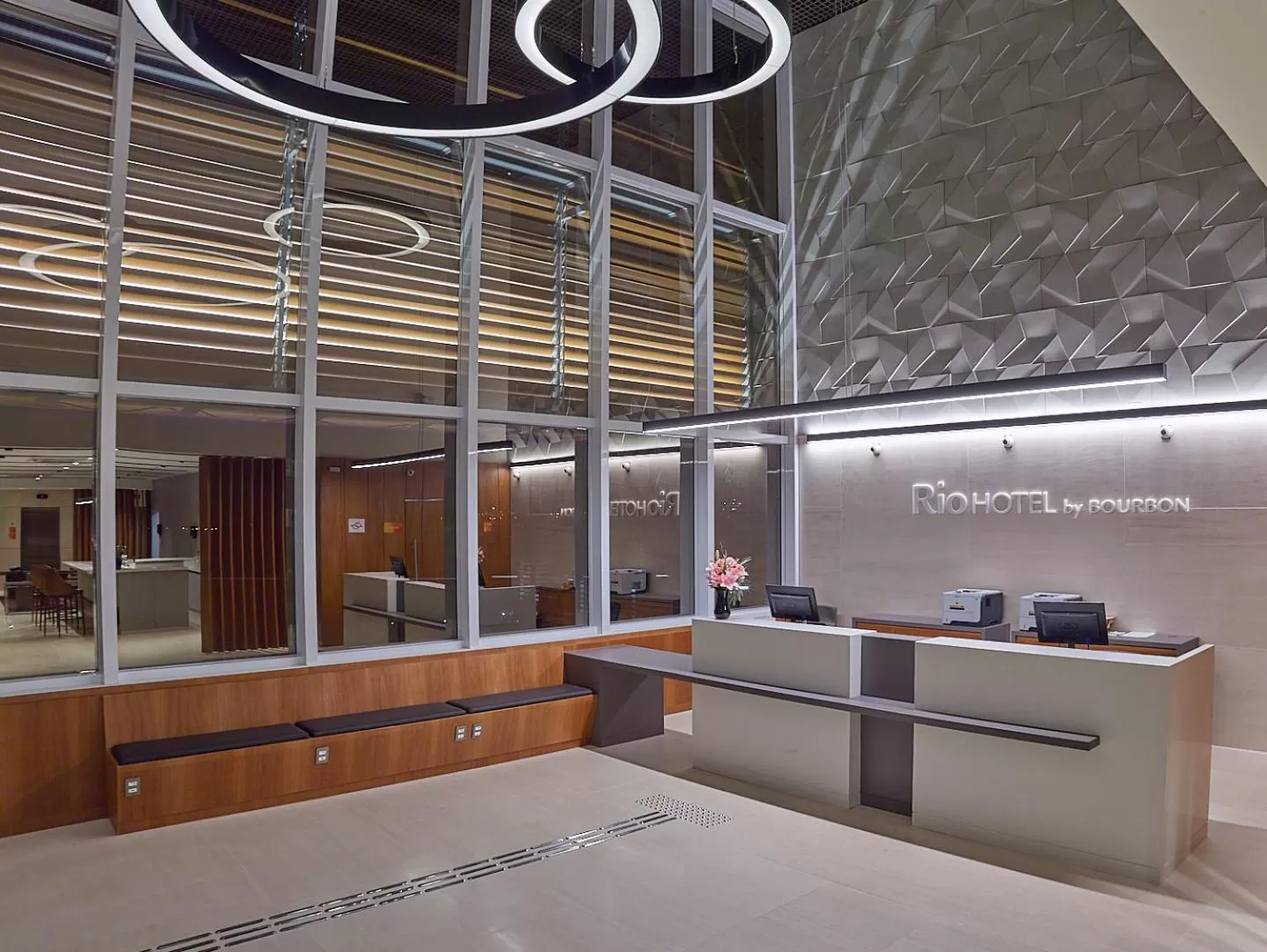 Lobby or reception, Bed in Rio Hotel by Bourbon Campinas