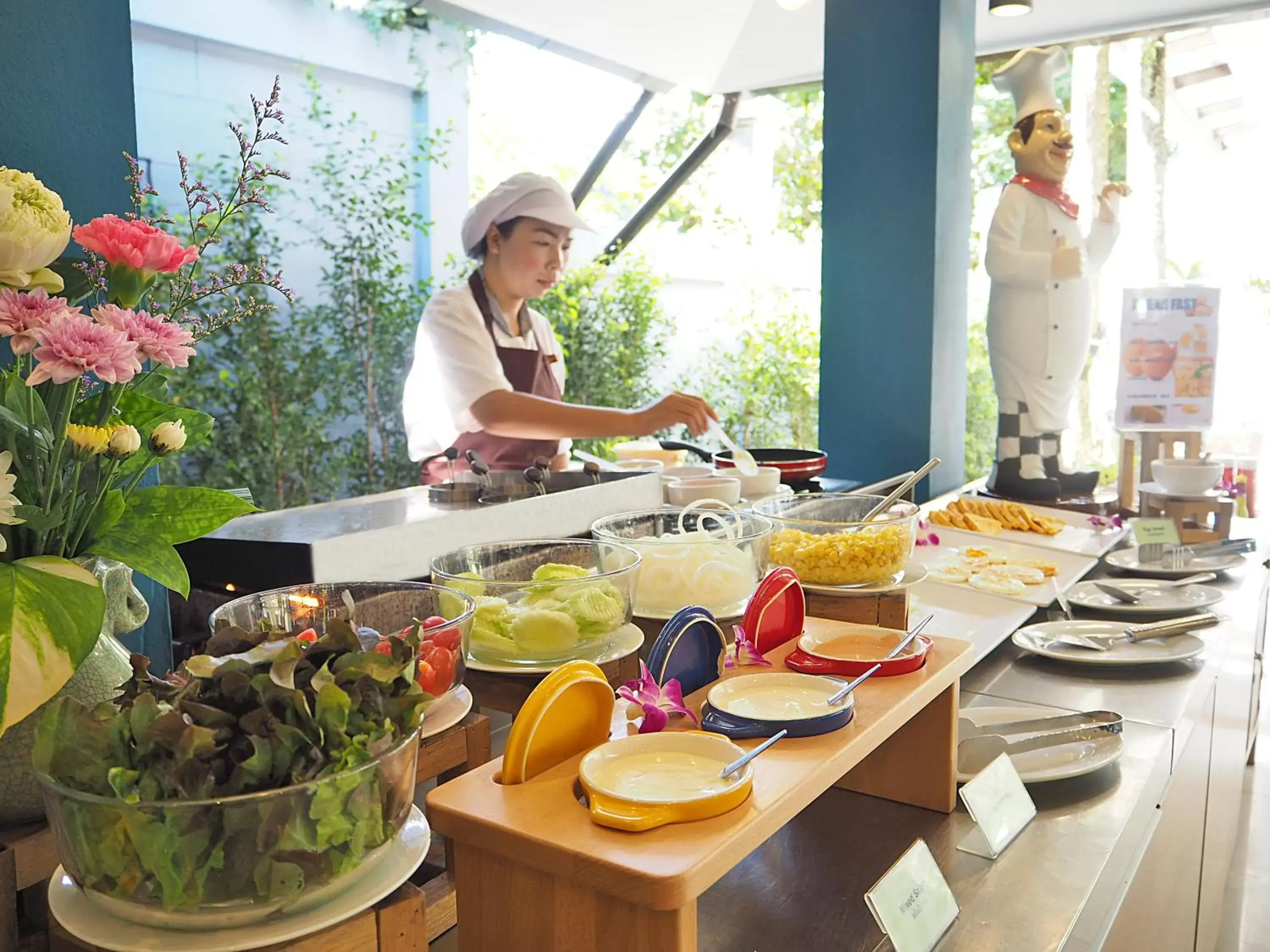 Buffet breakfast in Aonang Buri Resort- SHA Extra Plus